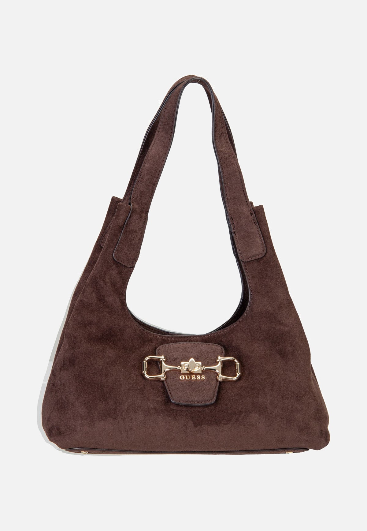 Guess Sunset Small Suede 14010 Espresso Schultertasche