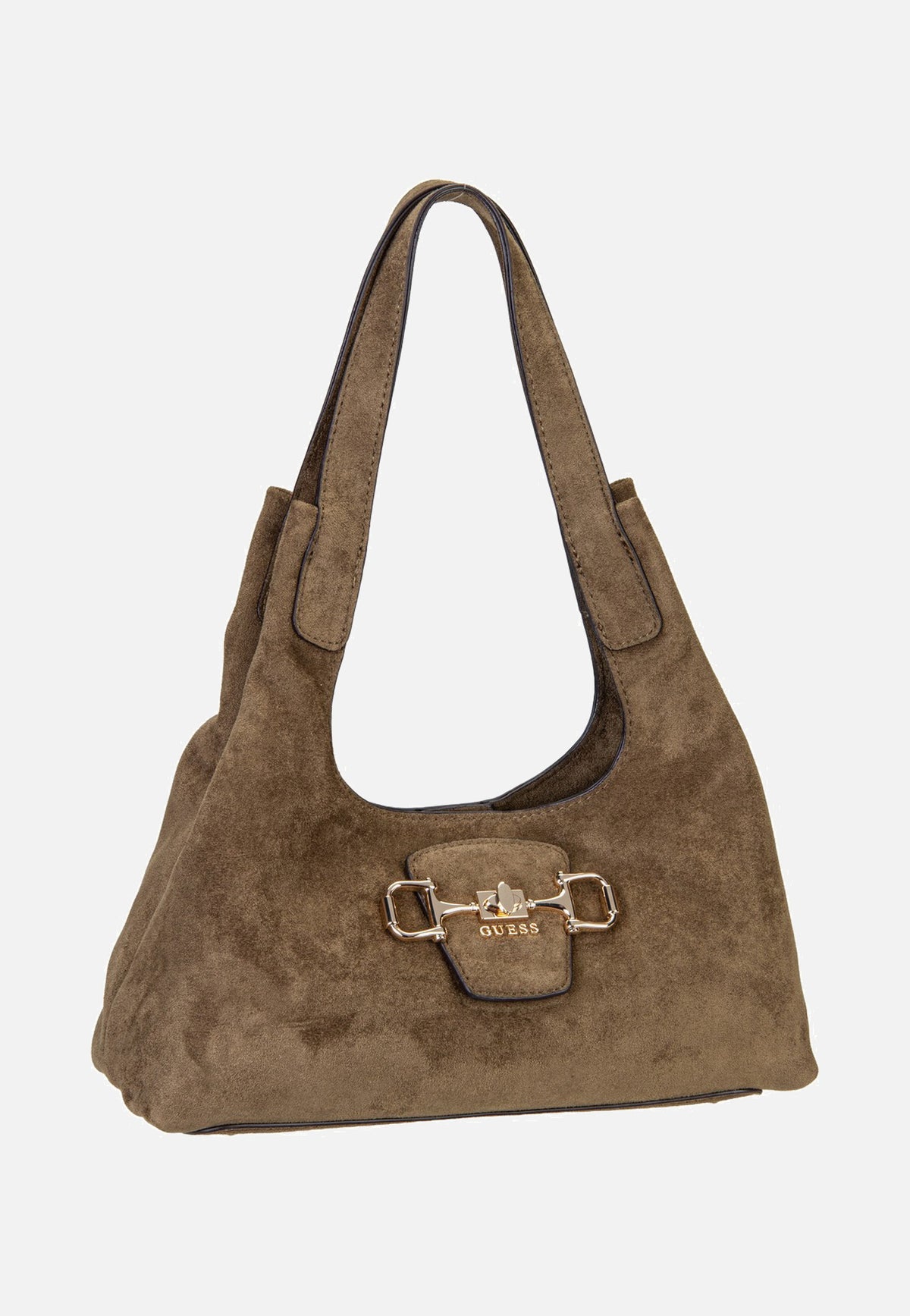 Guess Sunset Small Suede 14010 Olive Schultertasche