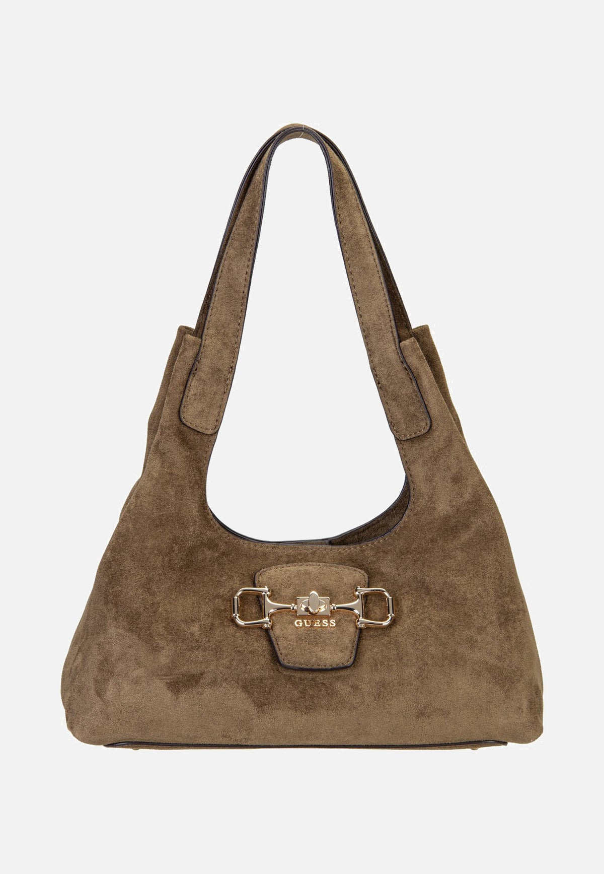 Guess Sunset Small Suede 14010 Olive Schultertasche