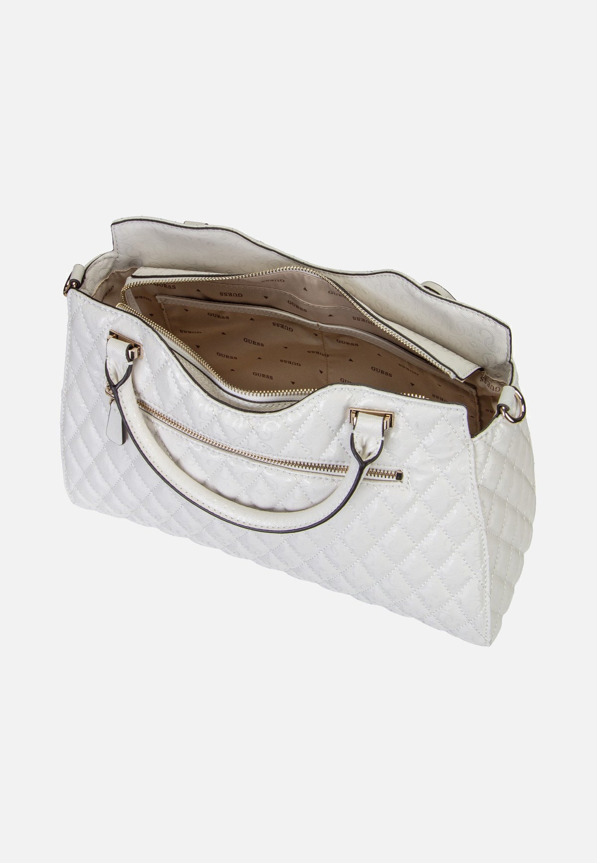 Guess Tamara 23050 Bone Satchel