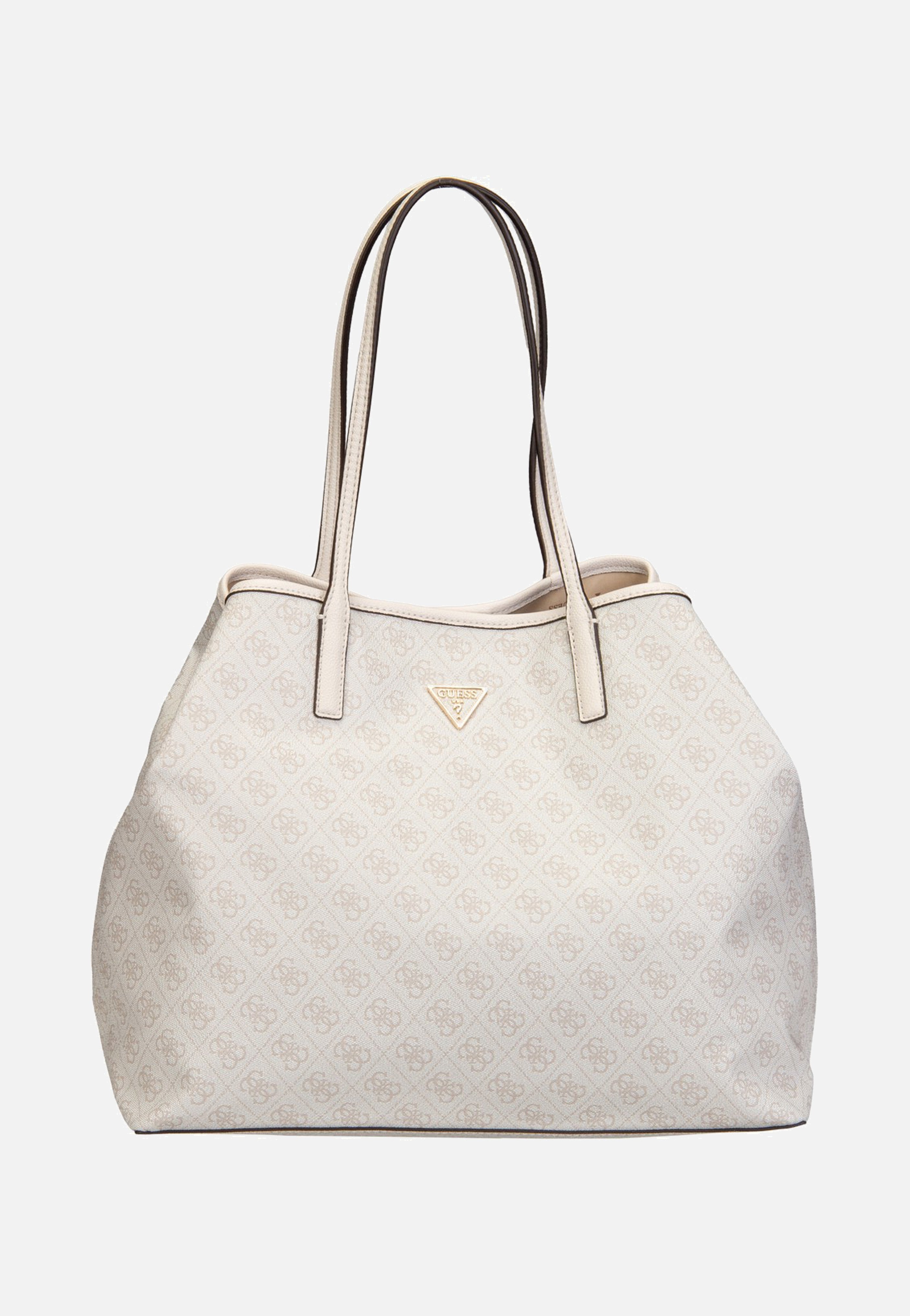 Guess - Victtoria Large 2 In 1 51429 Bone Logo - Tote Bag | Women-Image