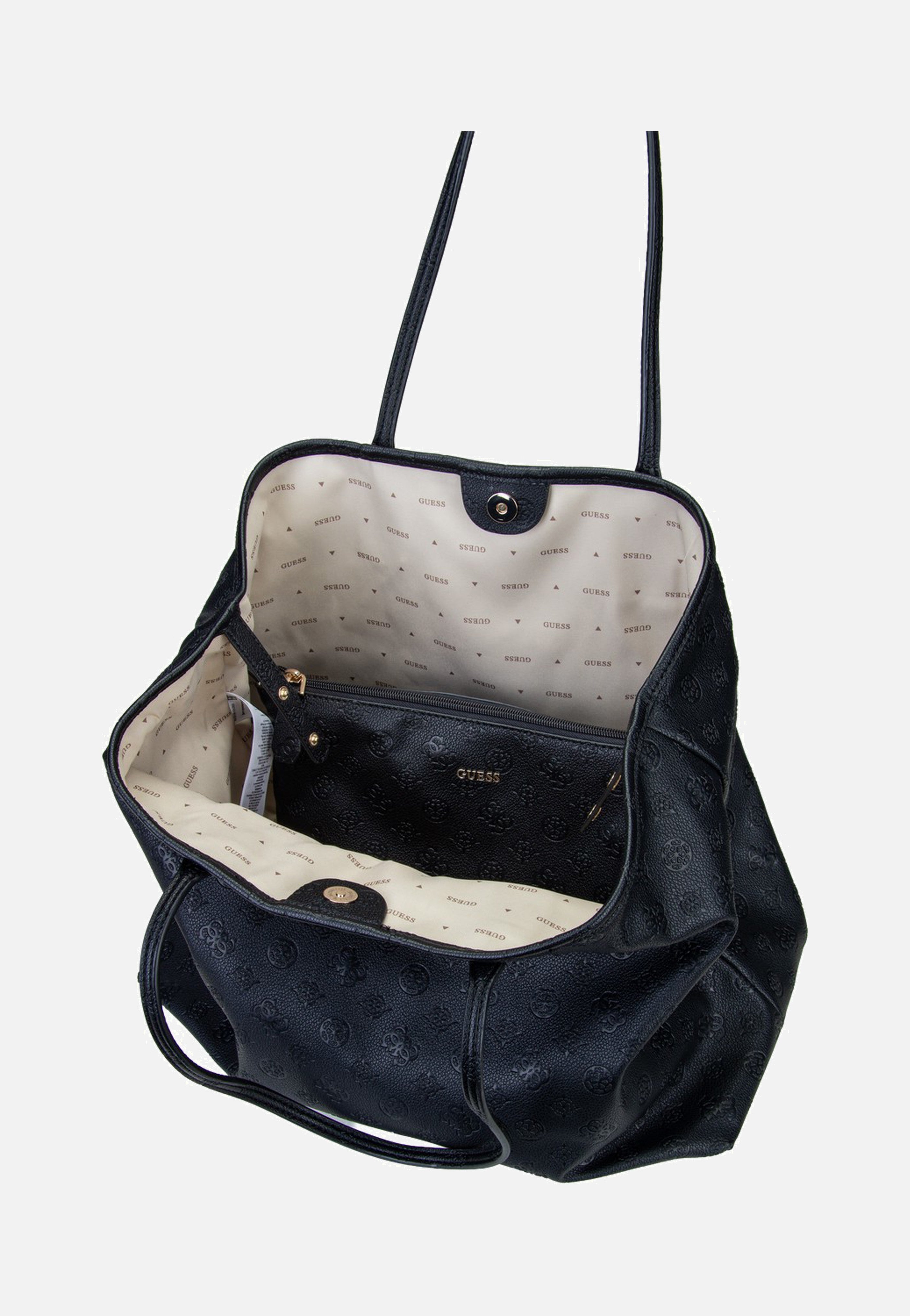 Guess Victtoria Large 2in1 14290 Black Logo Shopper