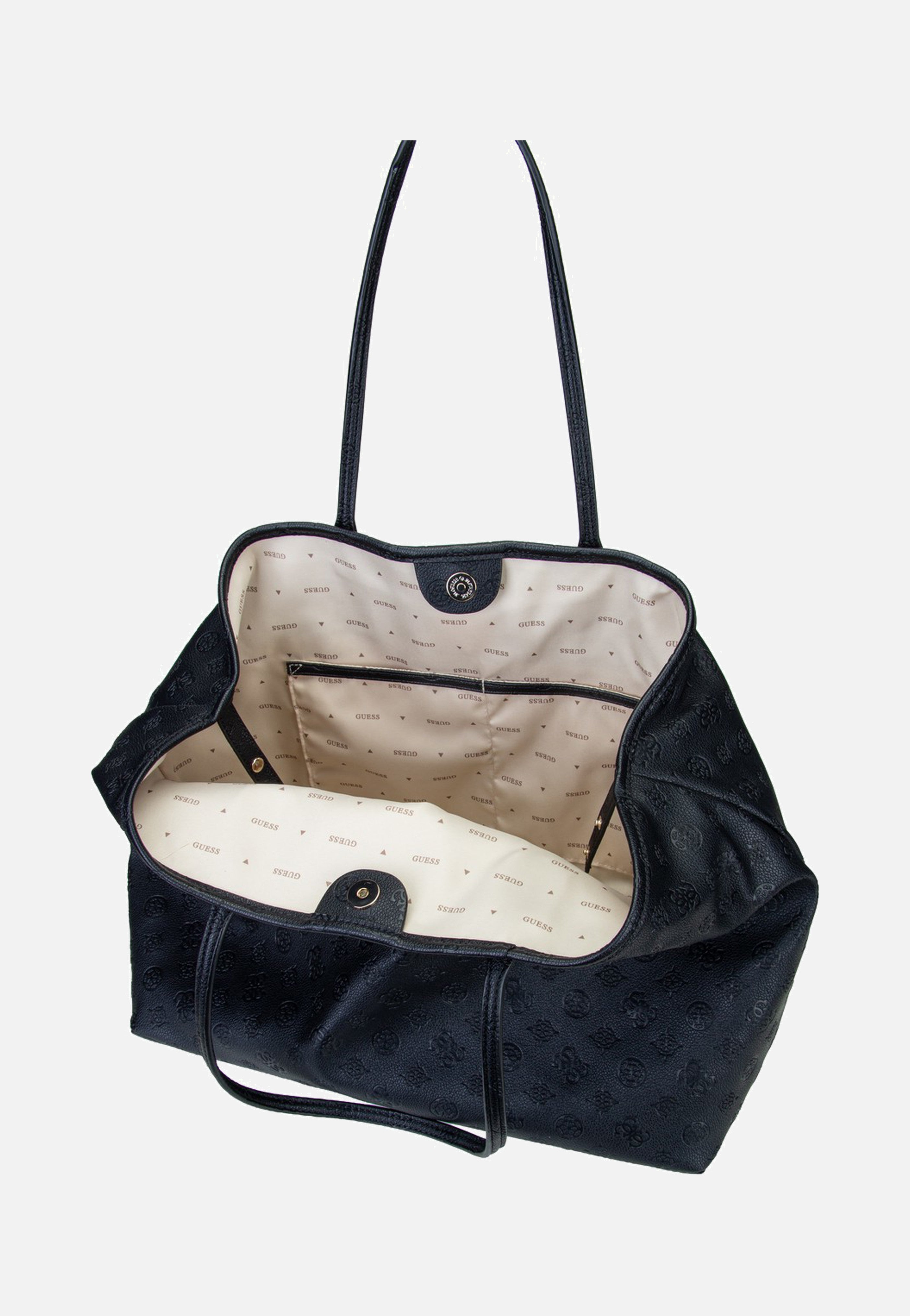 Guess Victtoria Large 2in1 14290 Black Logo Shopper