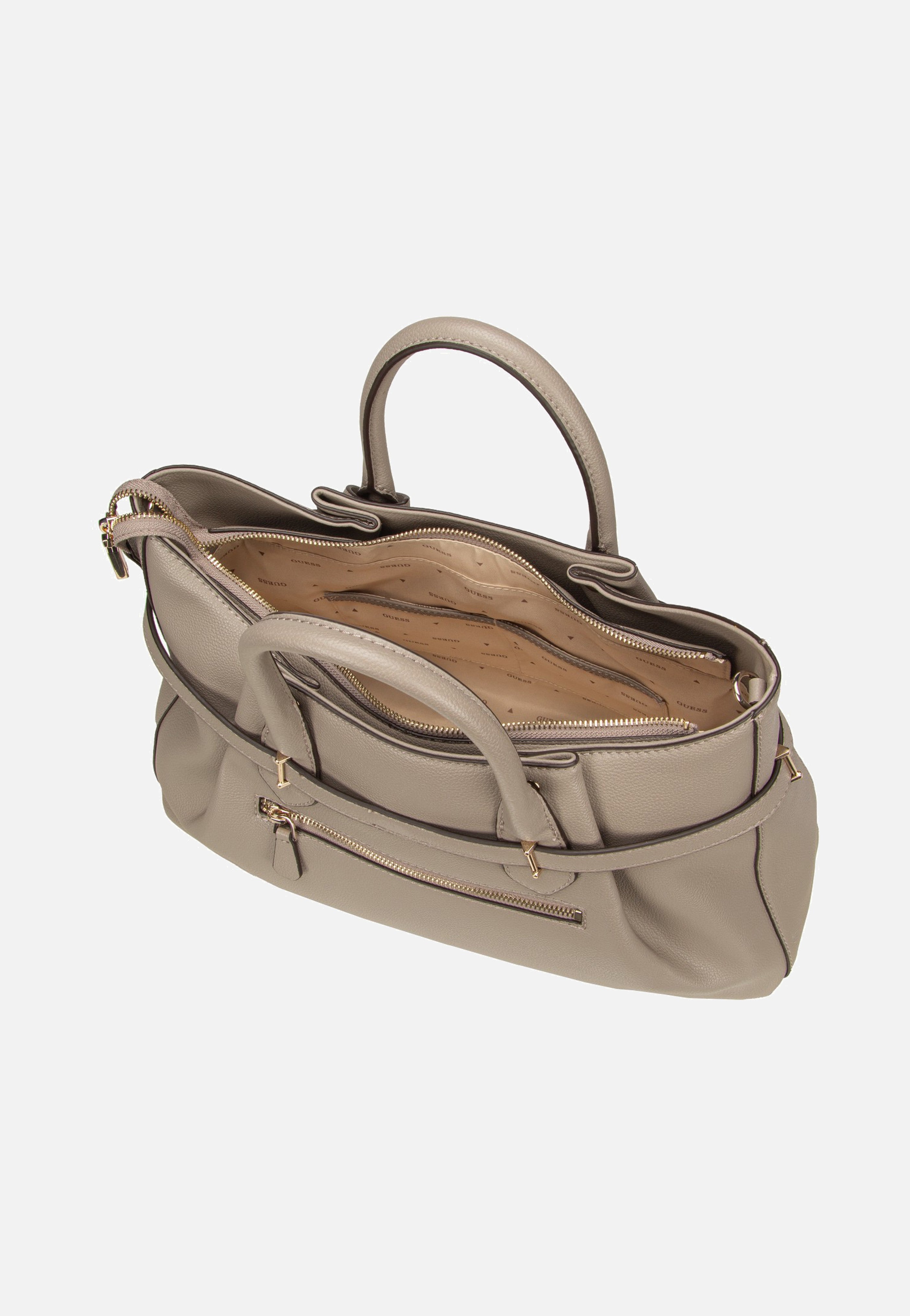 Guess Yesba Girlfriend Dark Taupe Satchel