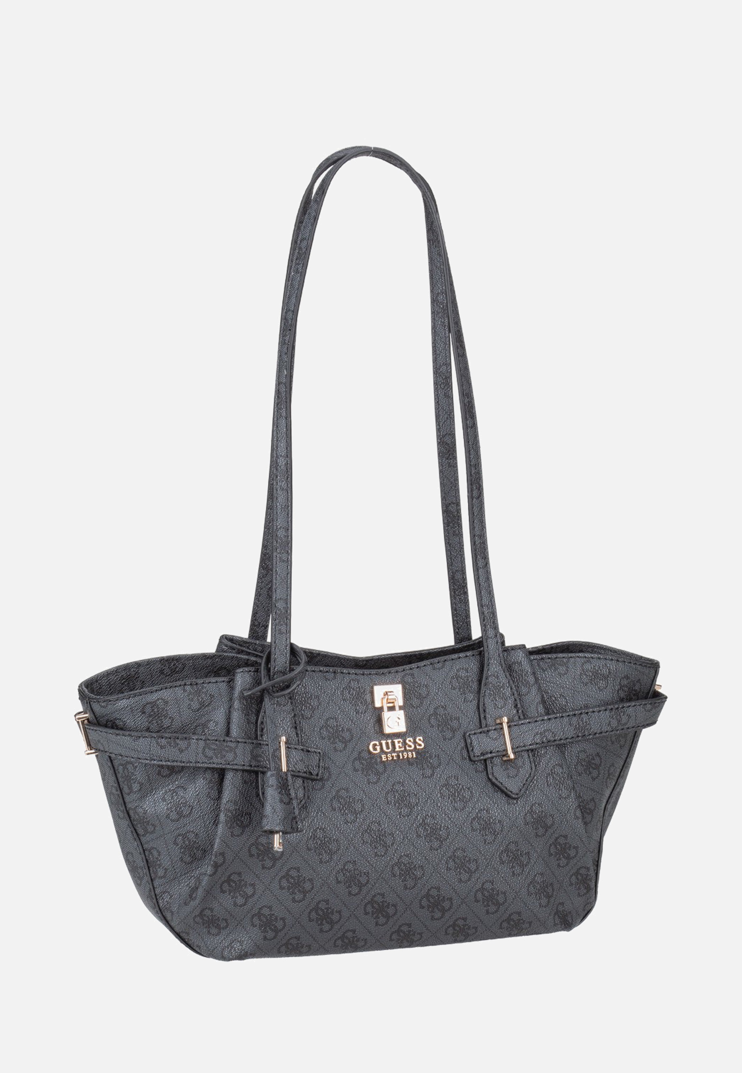Guess Yesba Girlfriend Shoulder Coal Logo Satchel