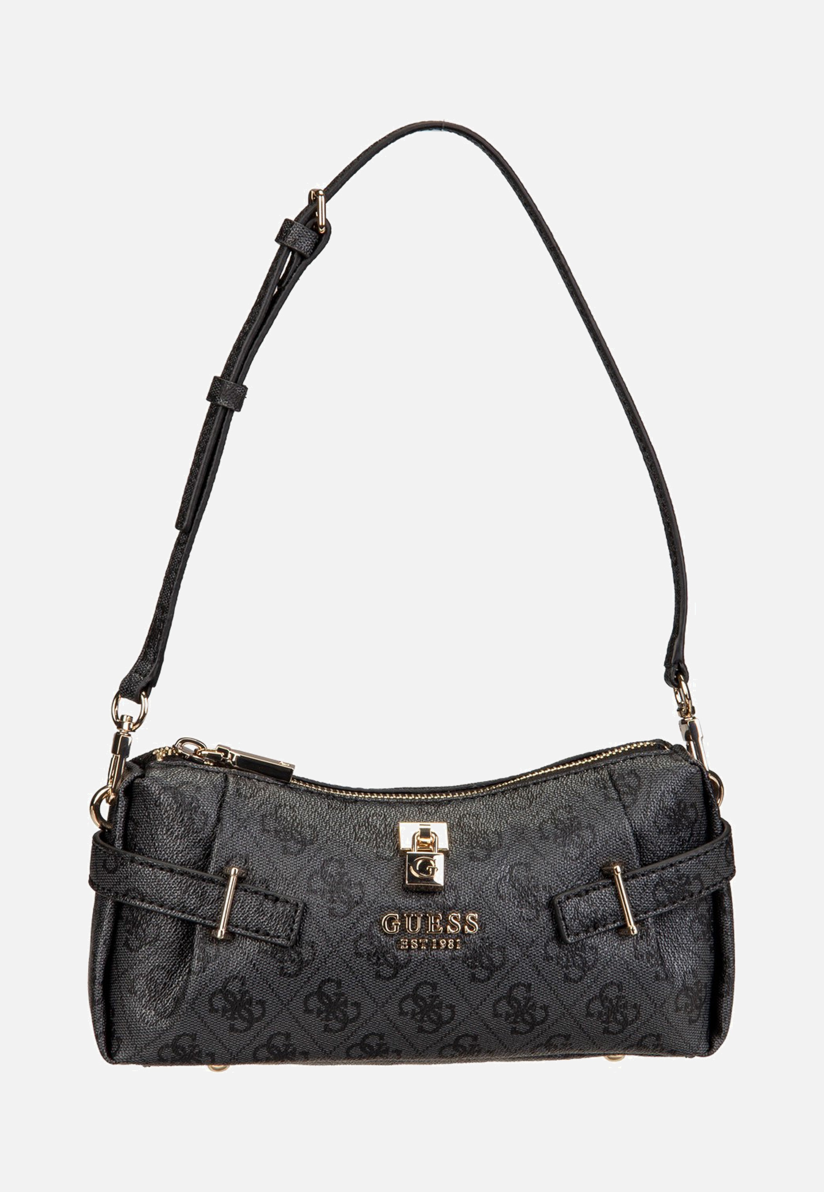 Guess - Yesba Mini Top Zip Coal Logo - Shoulder Bag | Women-Image