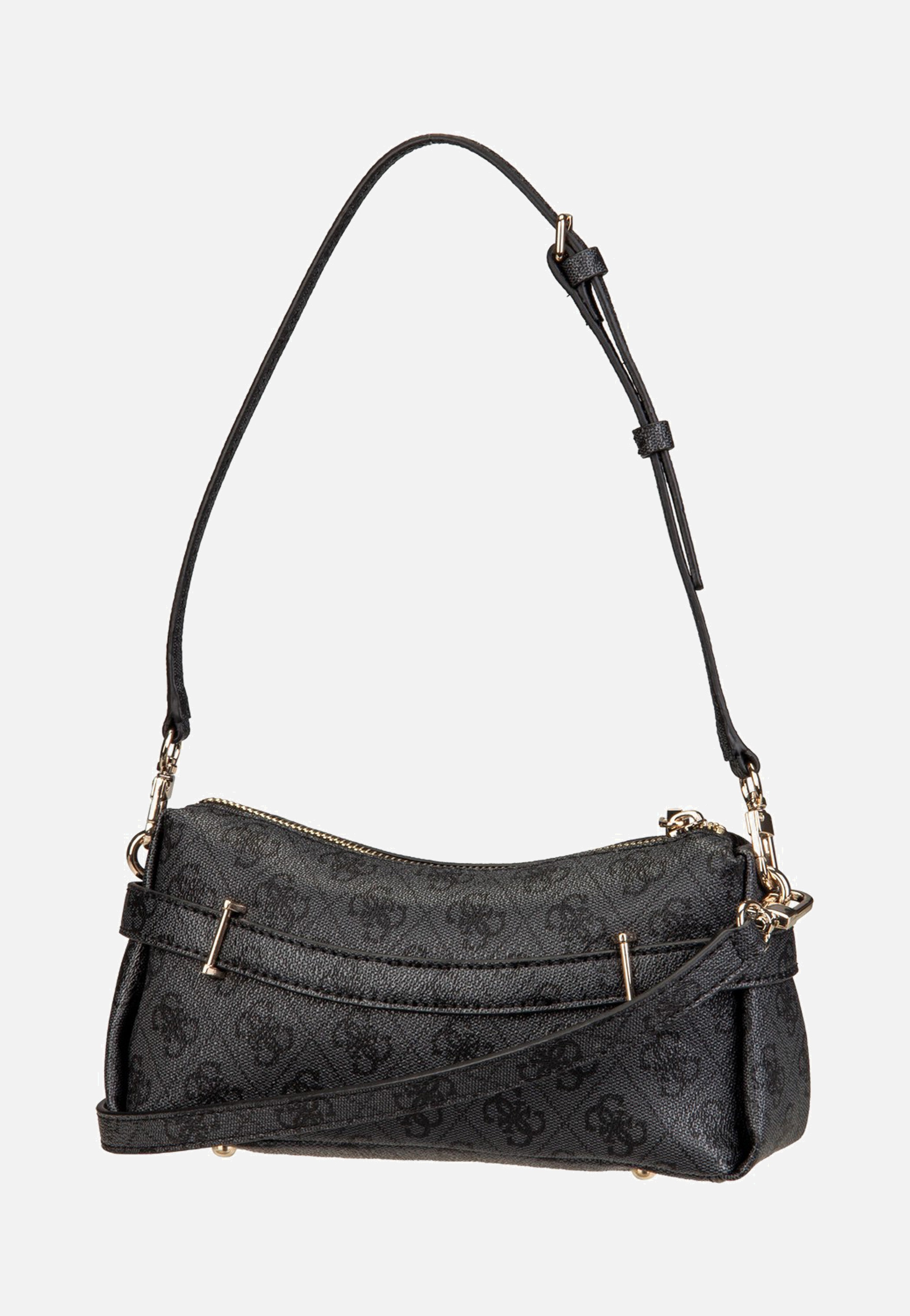 Guess - Yesba Mini Top Zip Coal Logo - Shoulder Bag | Women-Image