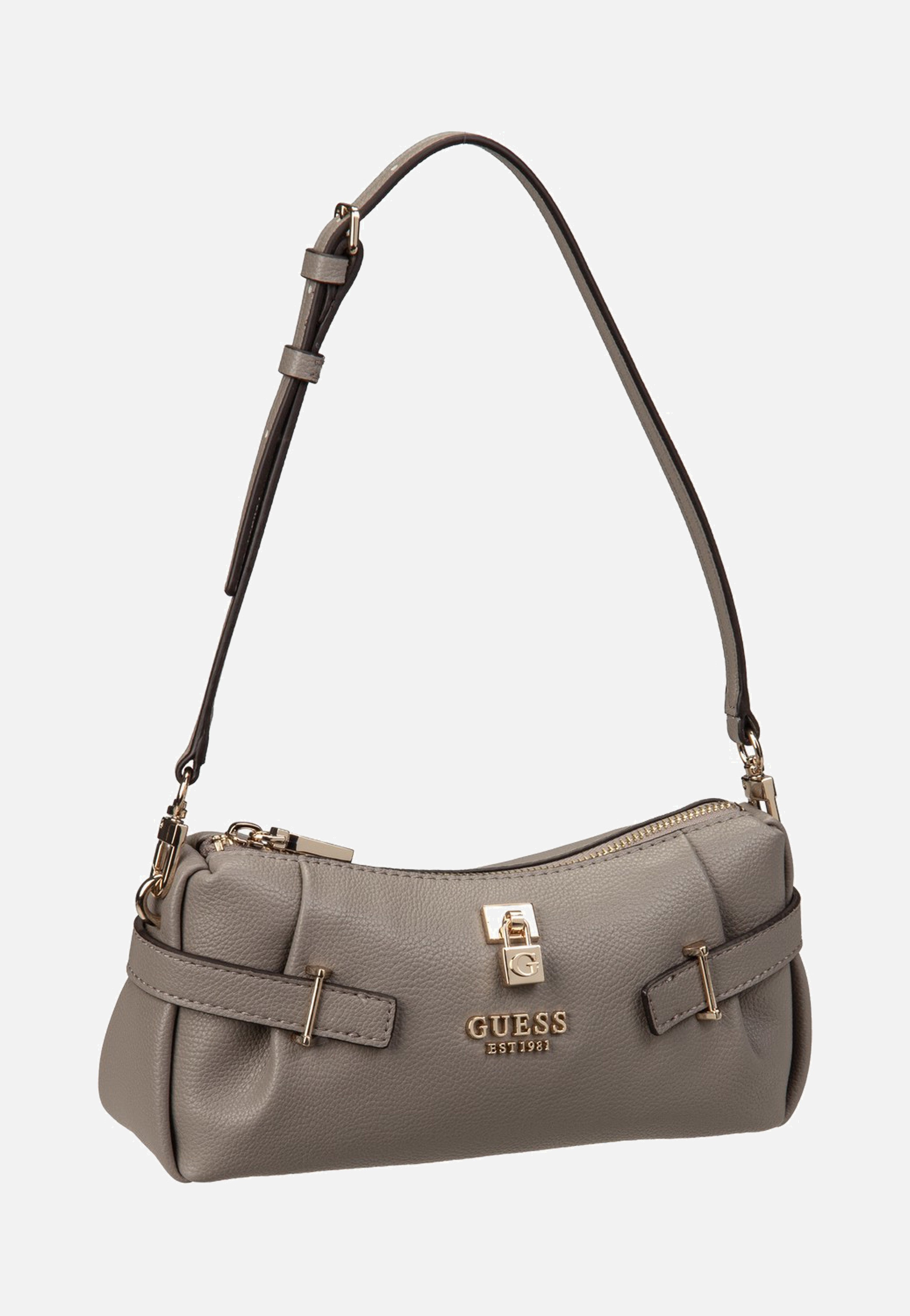 Guess Yesba Mini Top Zip Dark Taupe Schultertasche