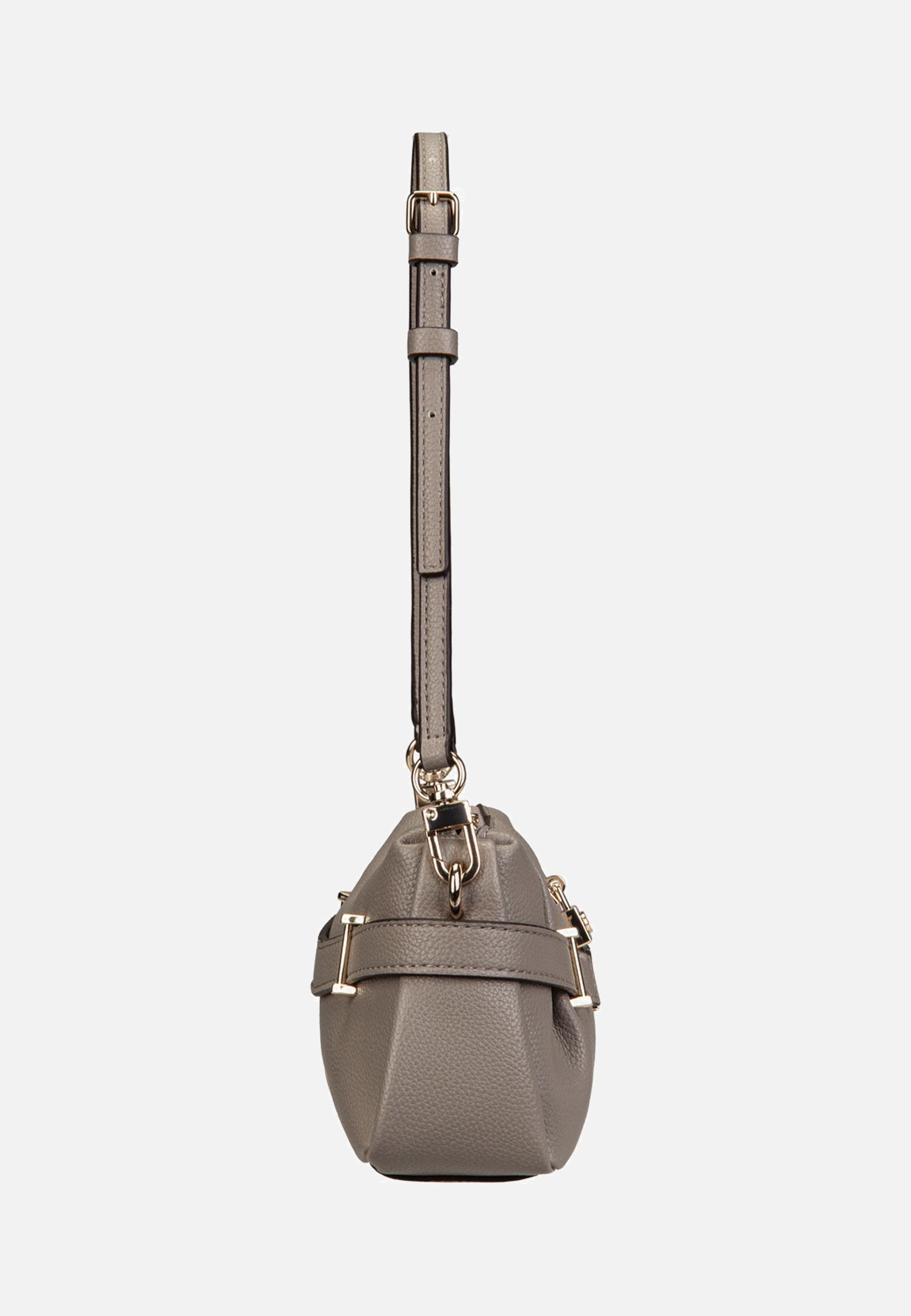 Guess Yesba Mini Top Zip Dark Taupe Schultertasche