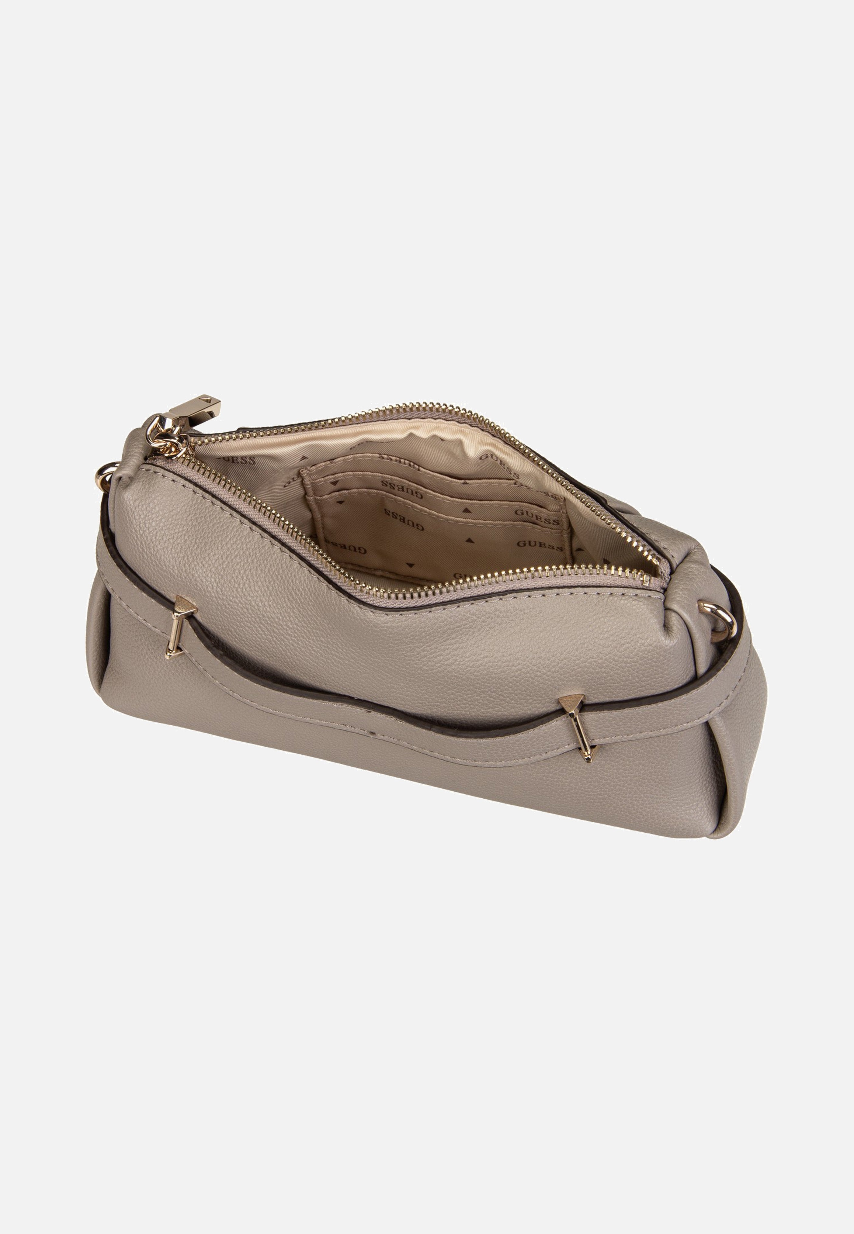 Guess Yesba Mini Top Zip Dark Taupe Schultertasche
