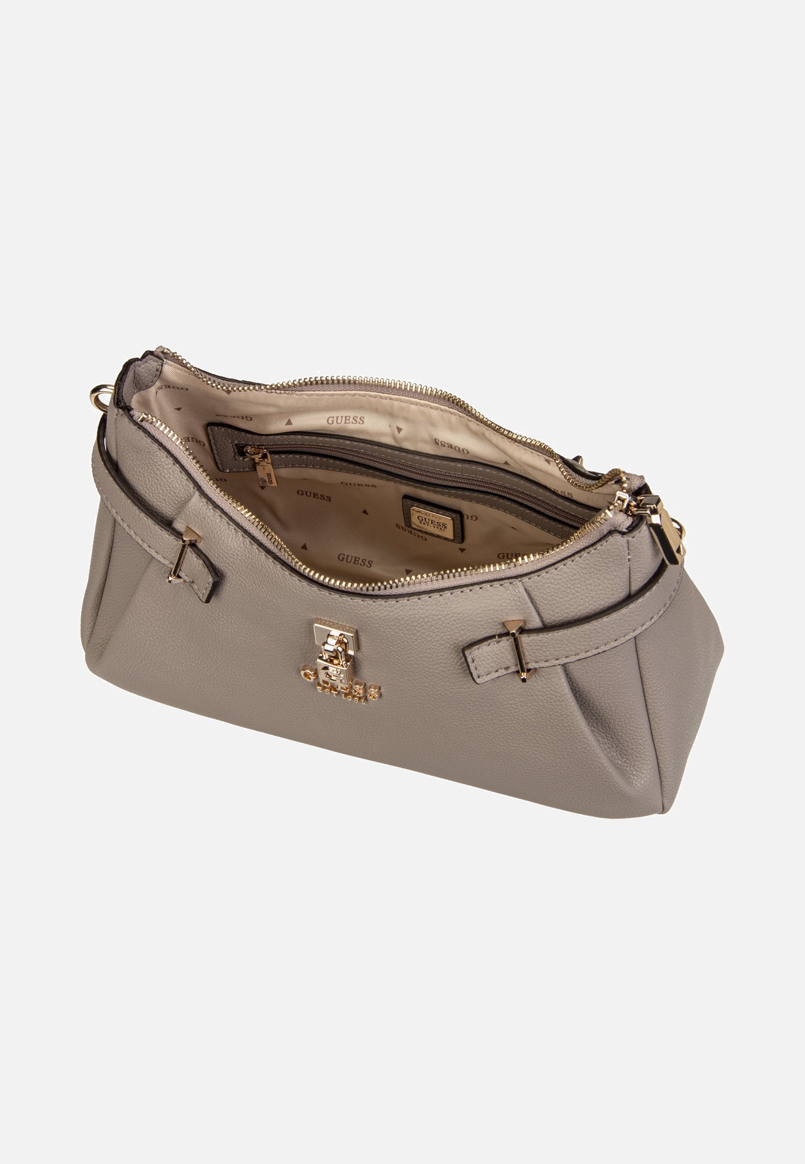 Guess - Yesba Shoulder Bag Dark Taupe - Shoulder Bag | Women-Image