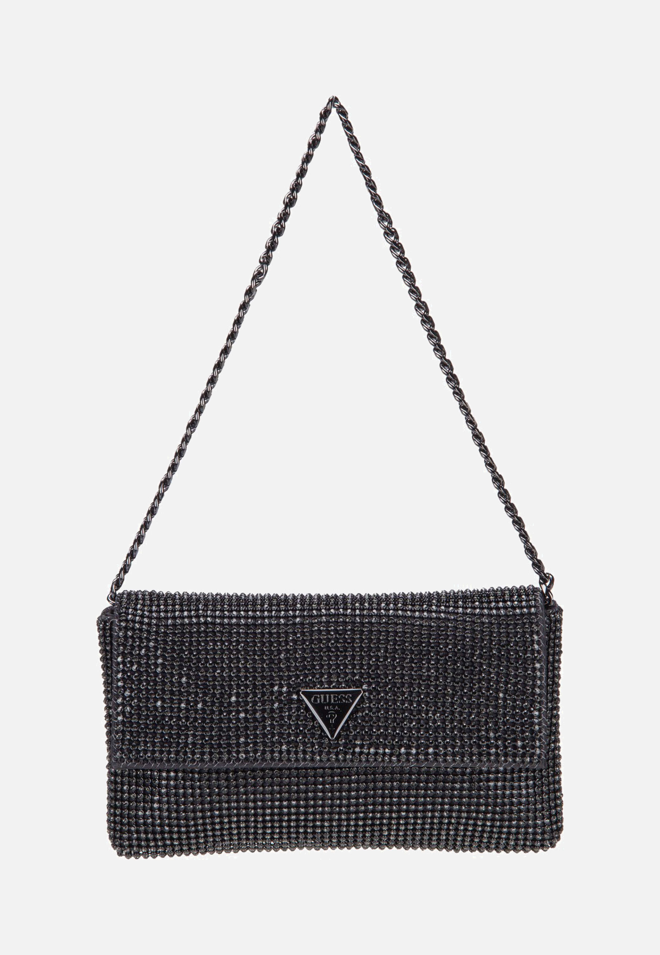 Guess Zalina Flap Black Clutch