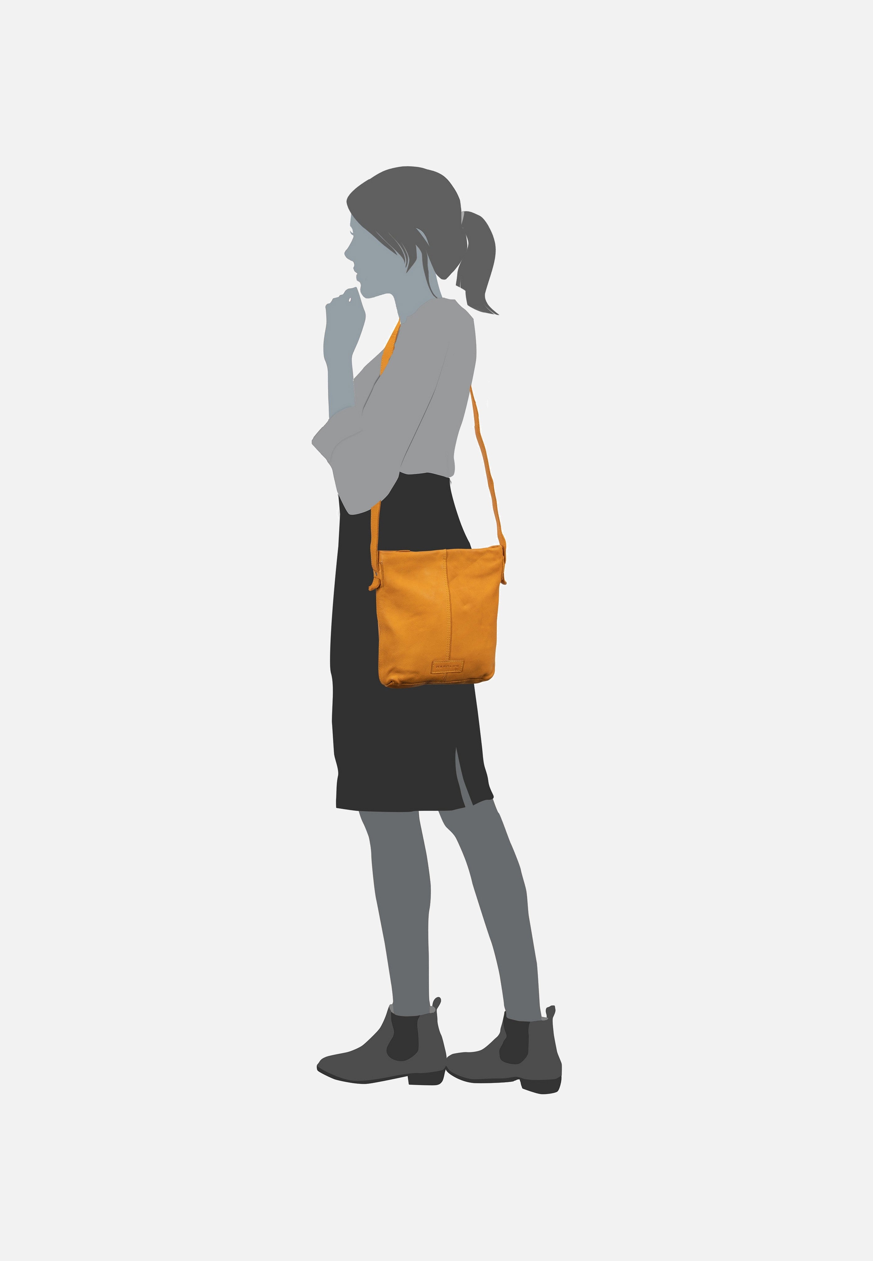 Harold's Submarine 2861 Schwarz Beuteltasche