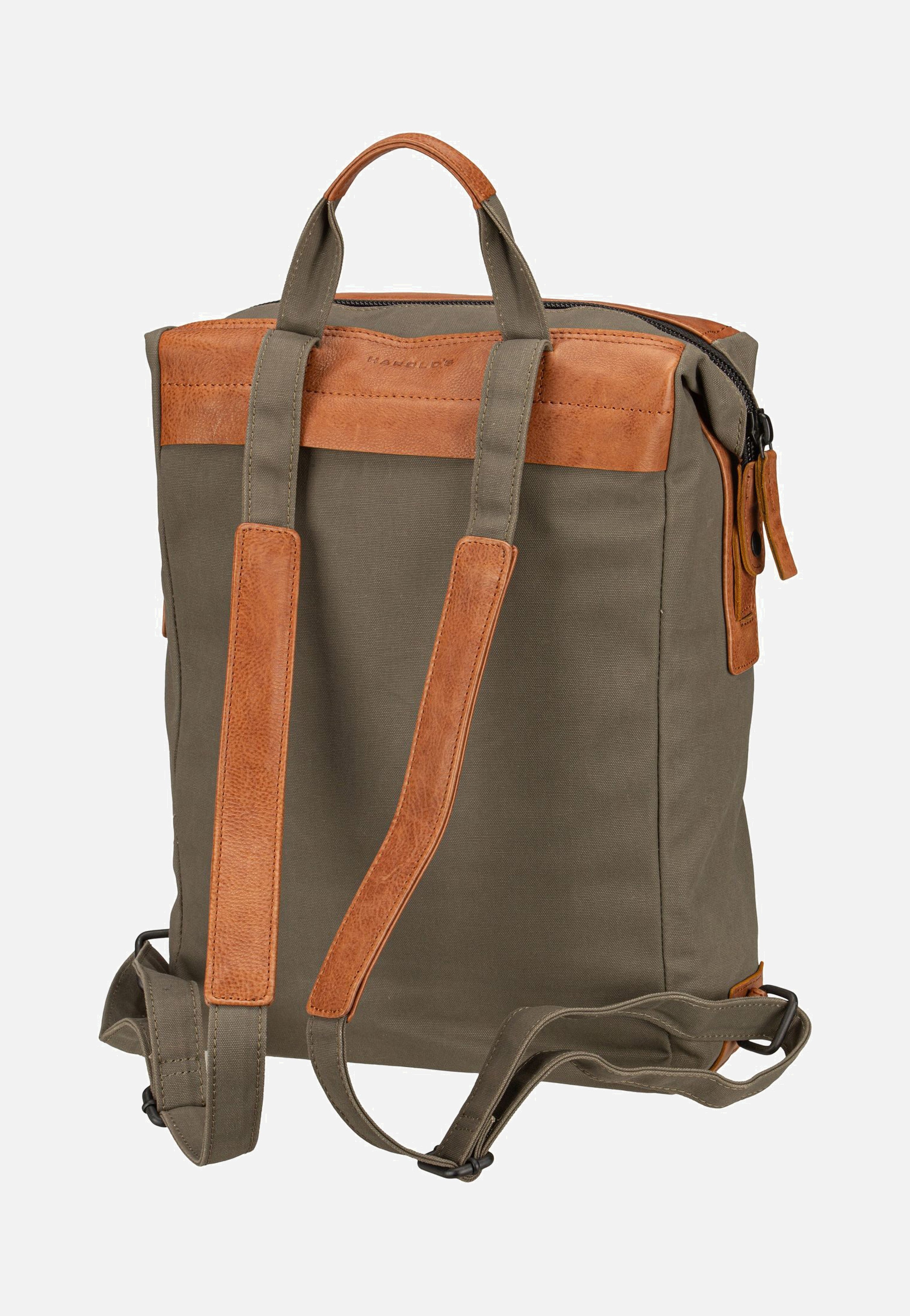 Harold's - Wax 1 Khaki/Cognac - Backpack | Neutral-Image