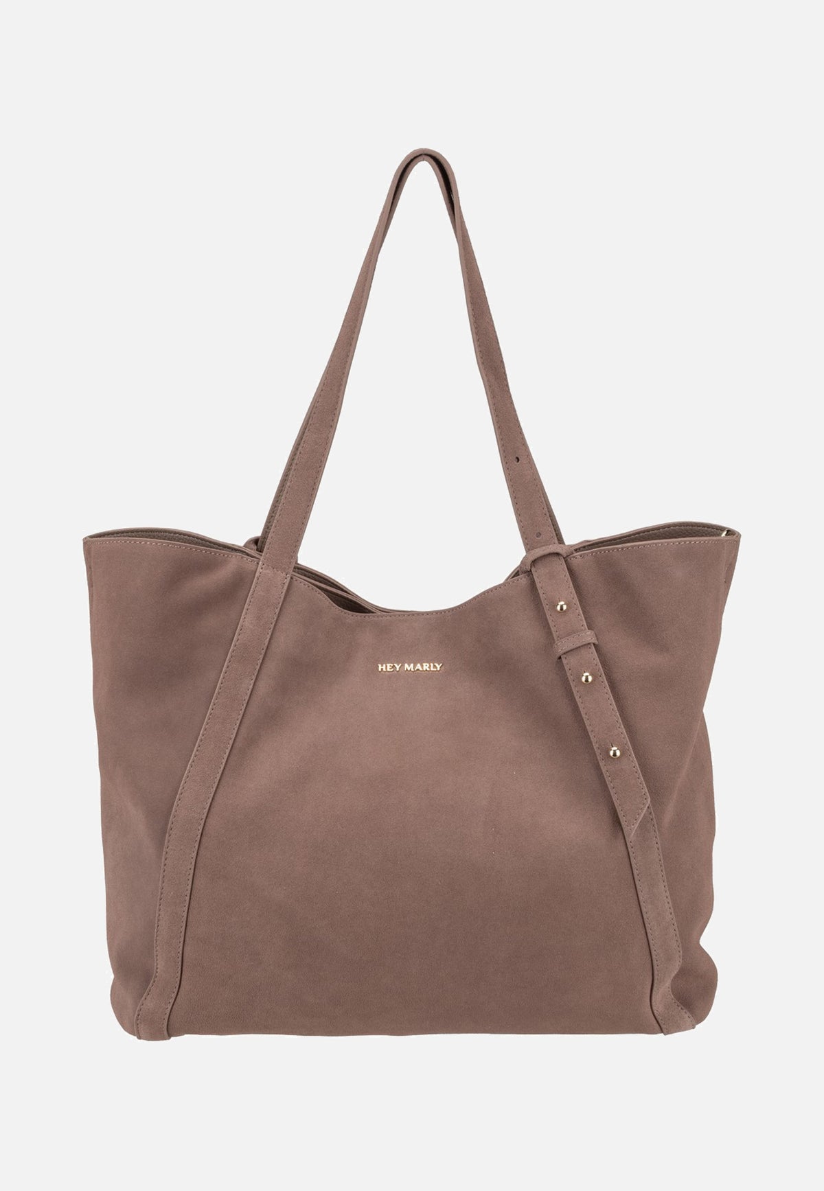 Hey Marly Pretty Wonder Suede Mocha Shopper