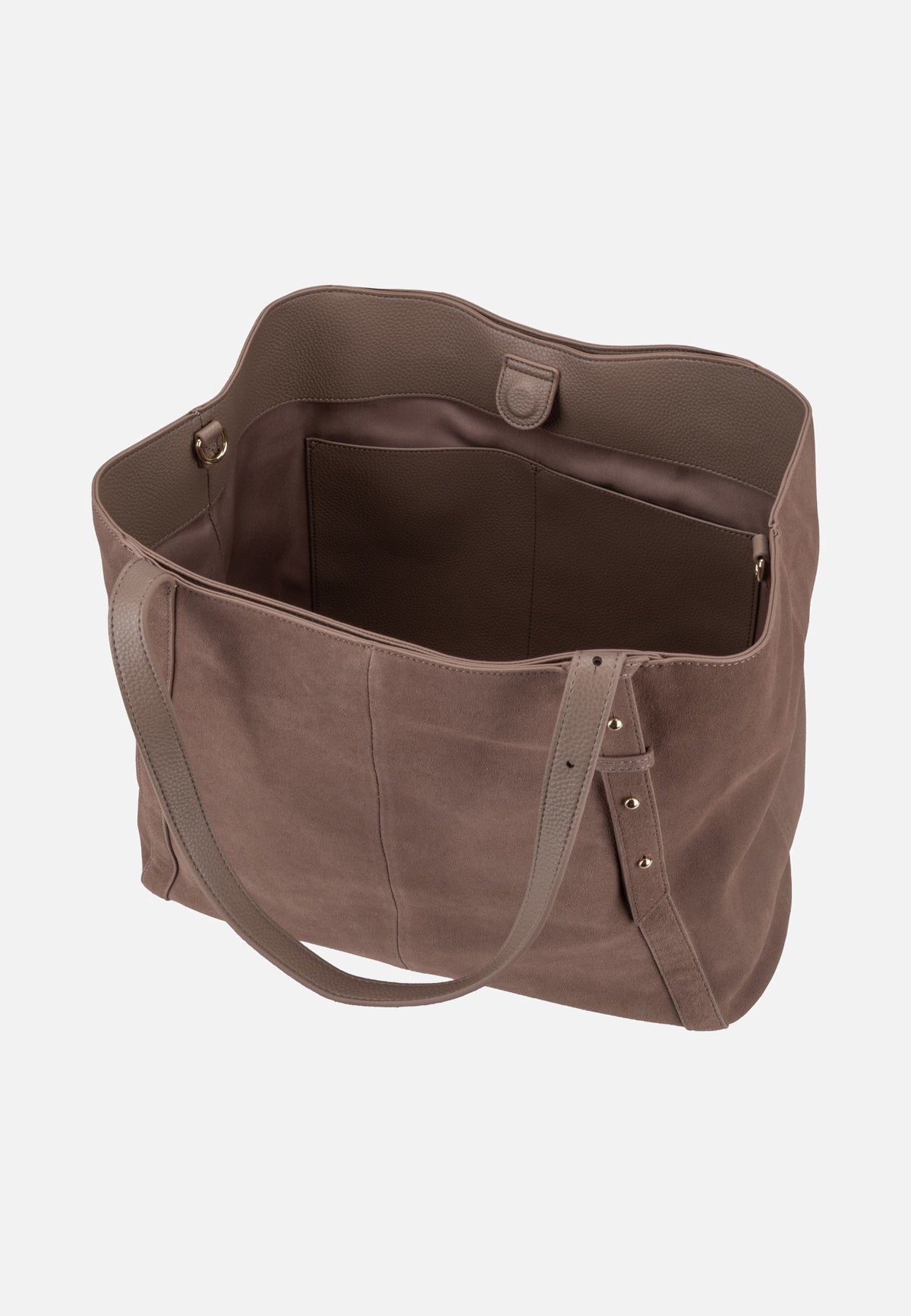 Hey Marly Pretty Wonder Suede Mocha Shopper