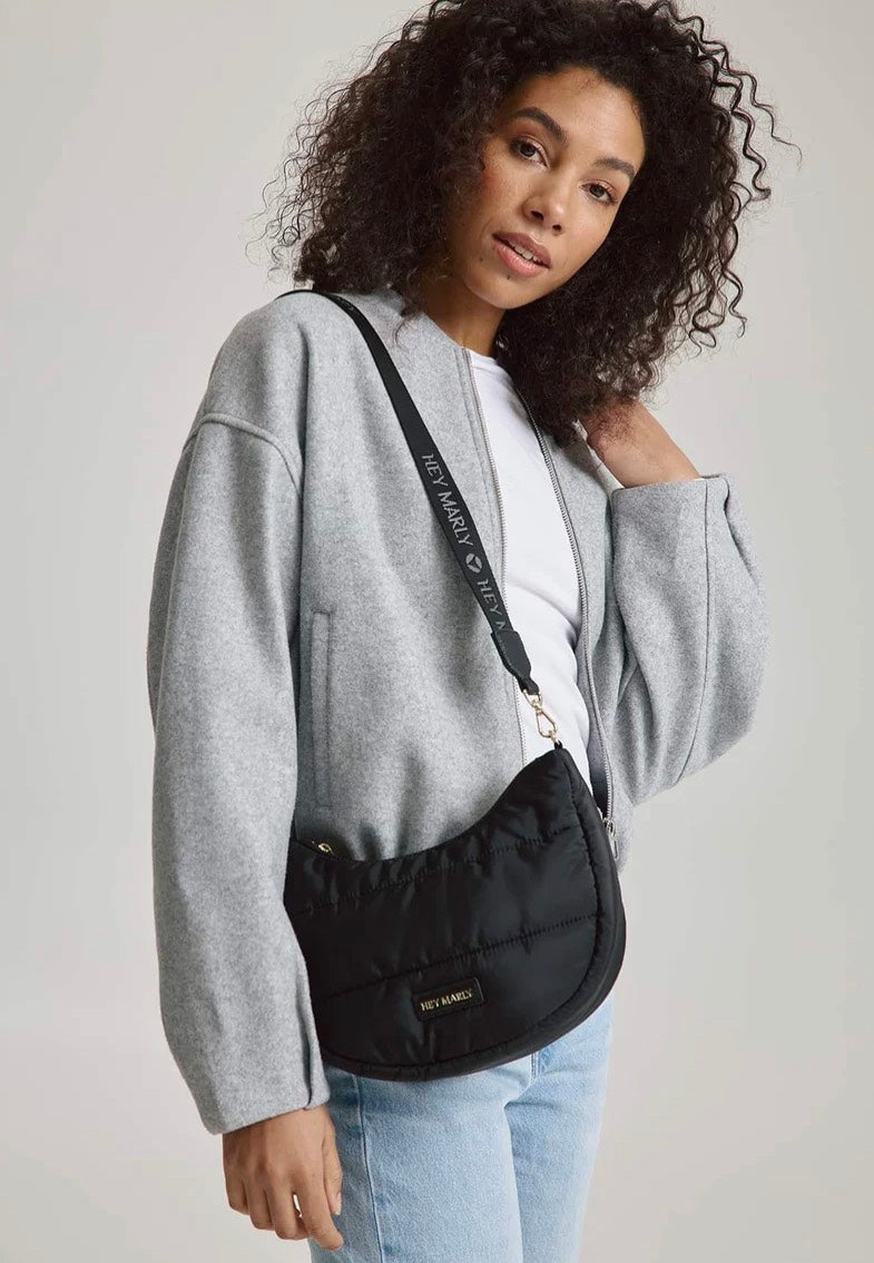Hey Marly Lifetime Buddy S Black Crossbody Bag