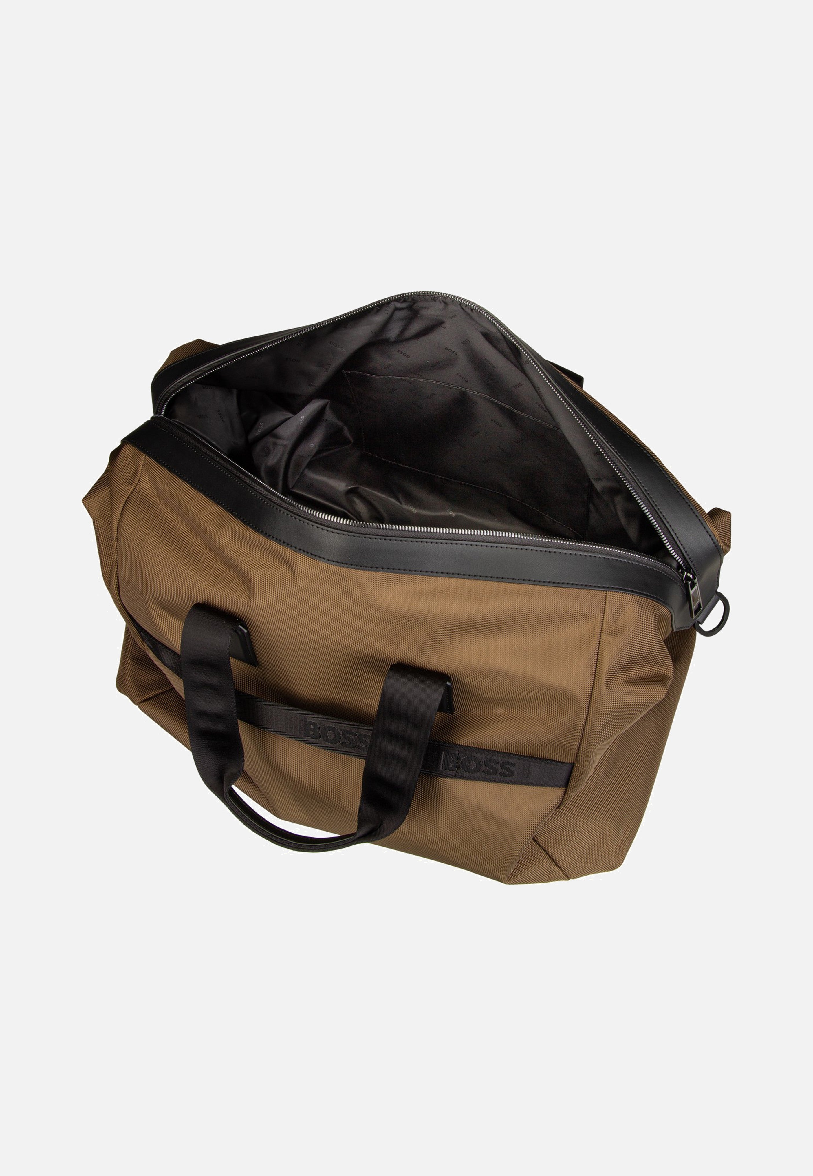 BOSS Ray Soft Holdall 50552526 Open Green Weekender