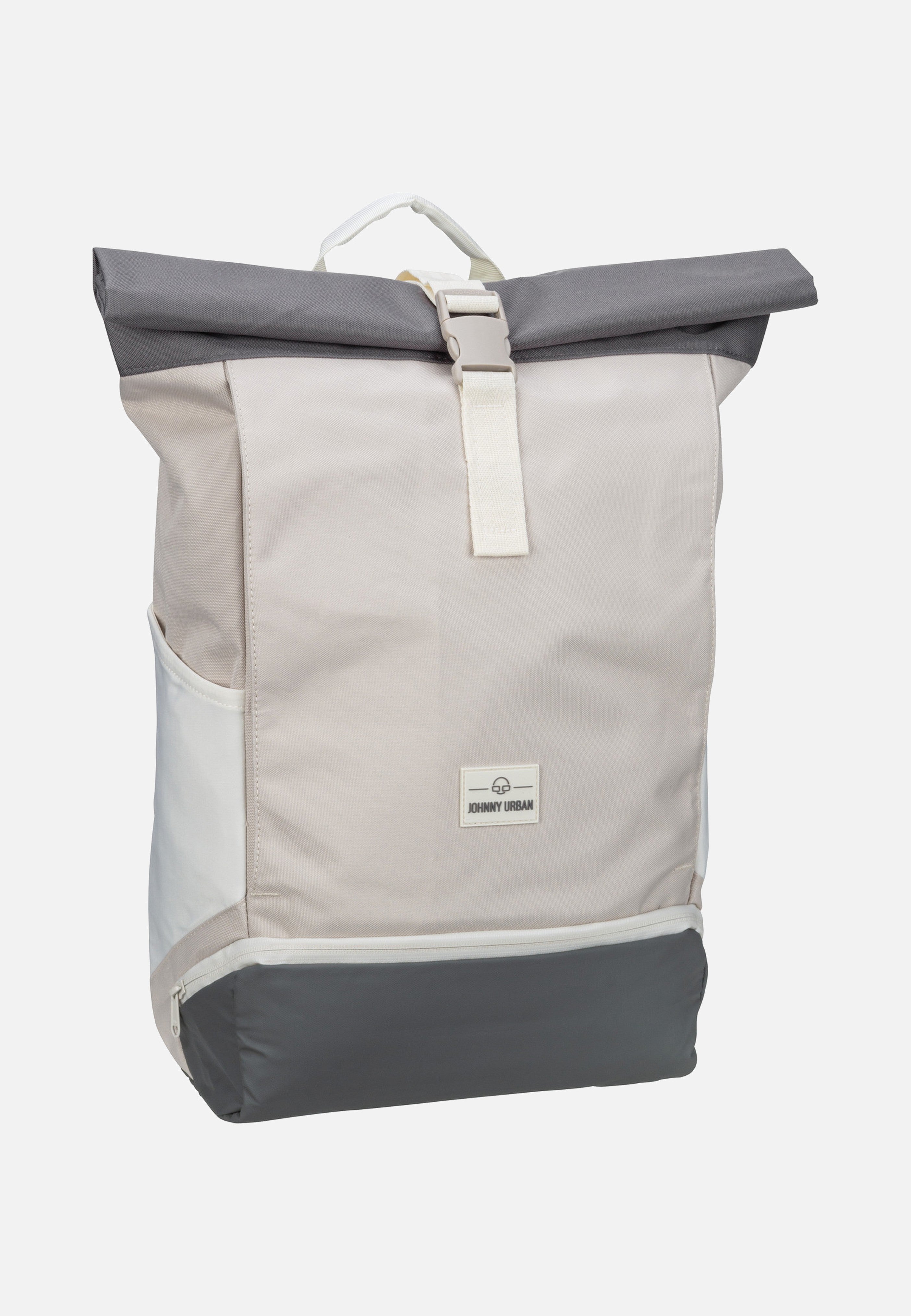 Johnny Urban Allen Large Sand-Grau Rolltop Rucksack