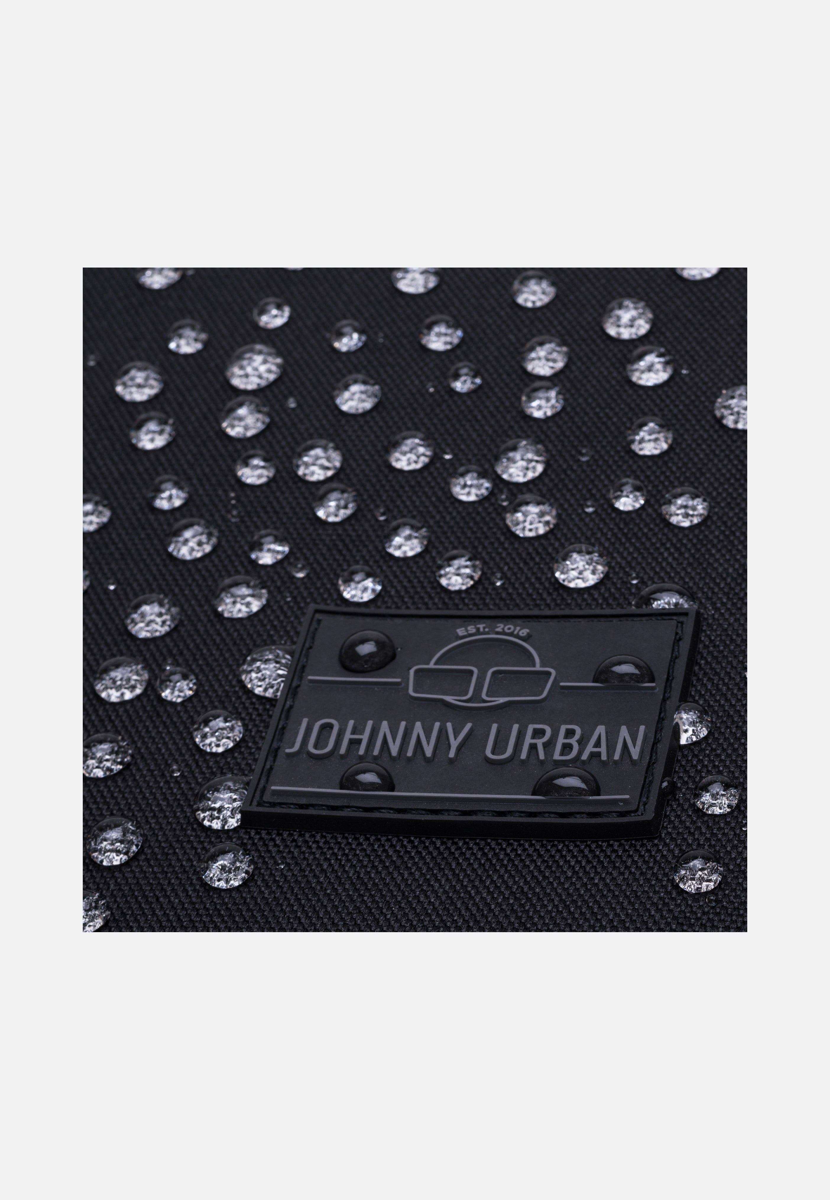 Johnny Urban Allen Large Schwarz Rolltop Rucksack