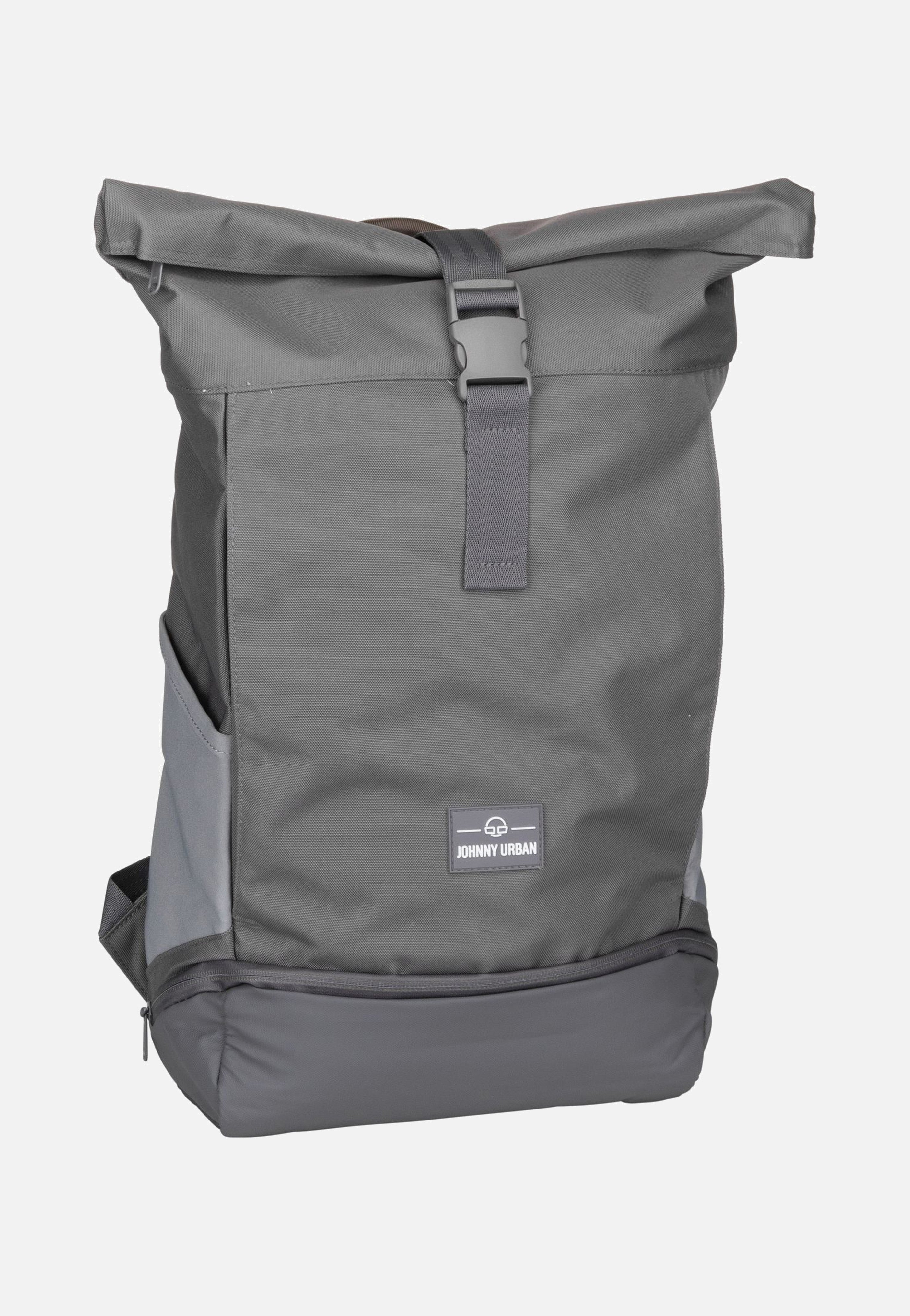 Johnny Urban Allen Medium Dunkelgrau Rolltop Rucksack