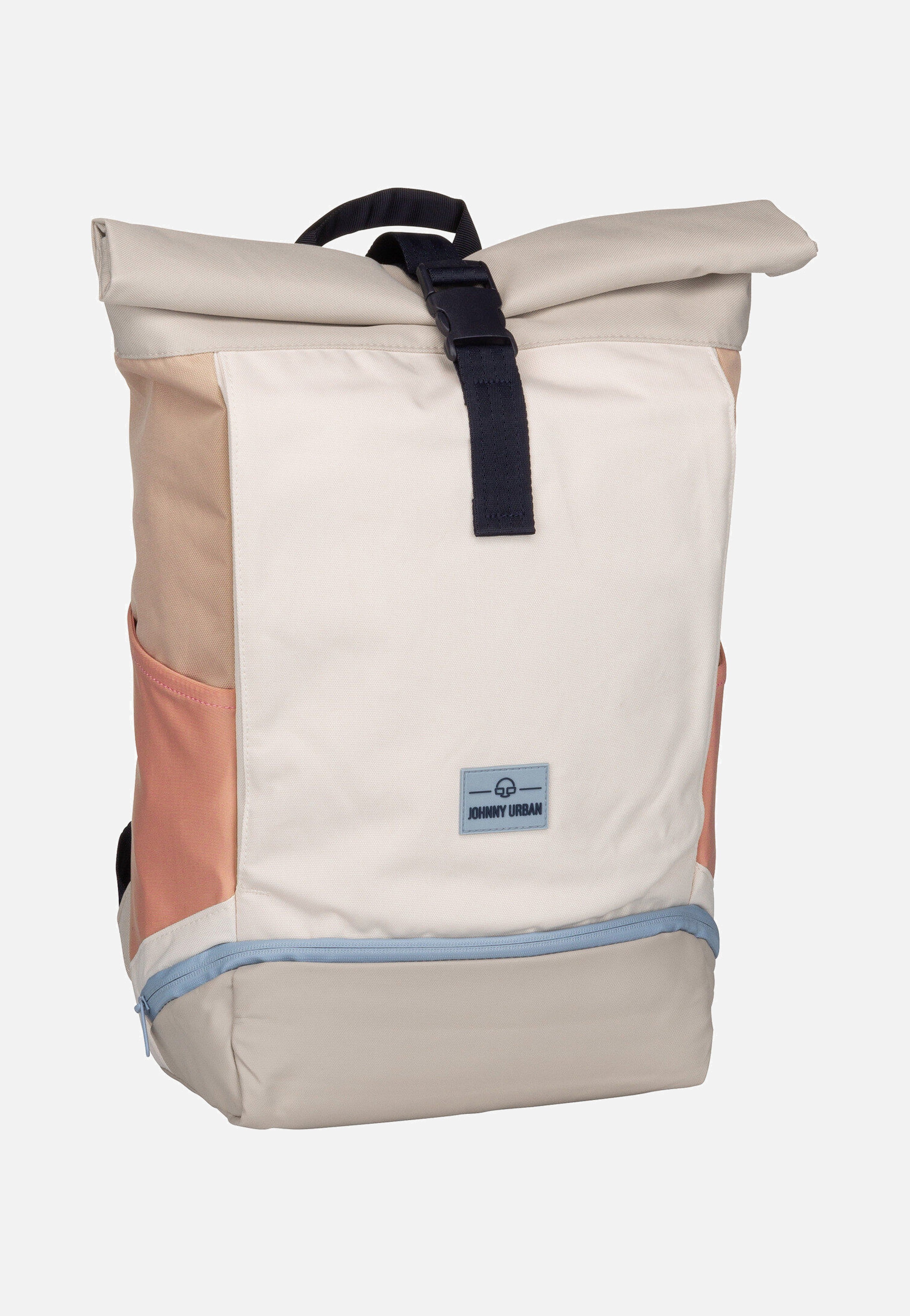 Johnny Urban Allen Medium Sand-Rosa Rolltop Rucksack