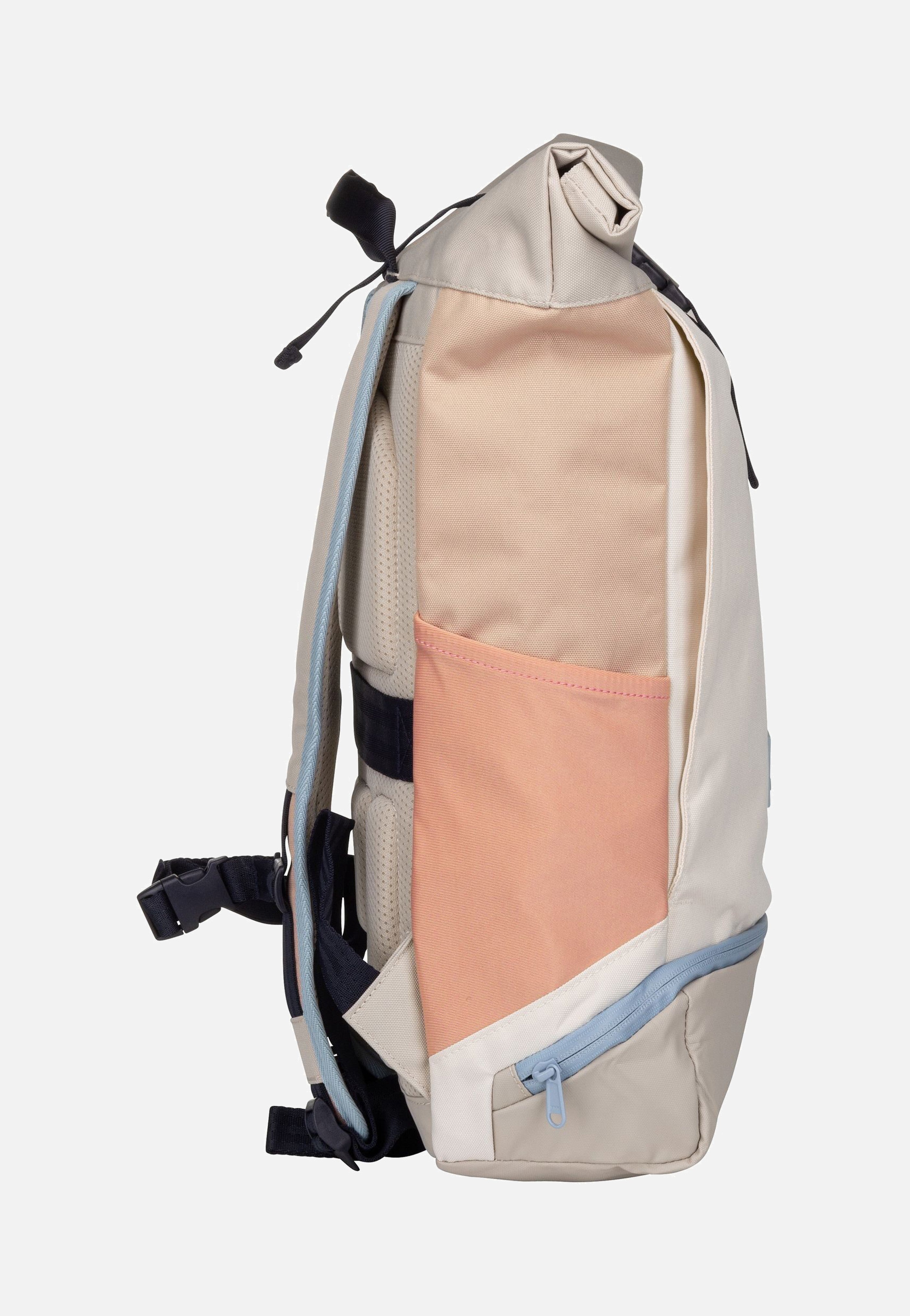 Johnny Urban - Allen Medium Sand-Rosa - Rolltop Backpack | Neutral-Image