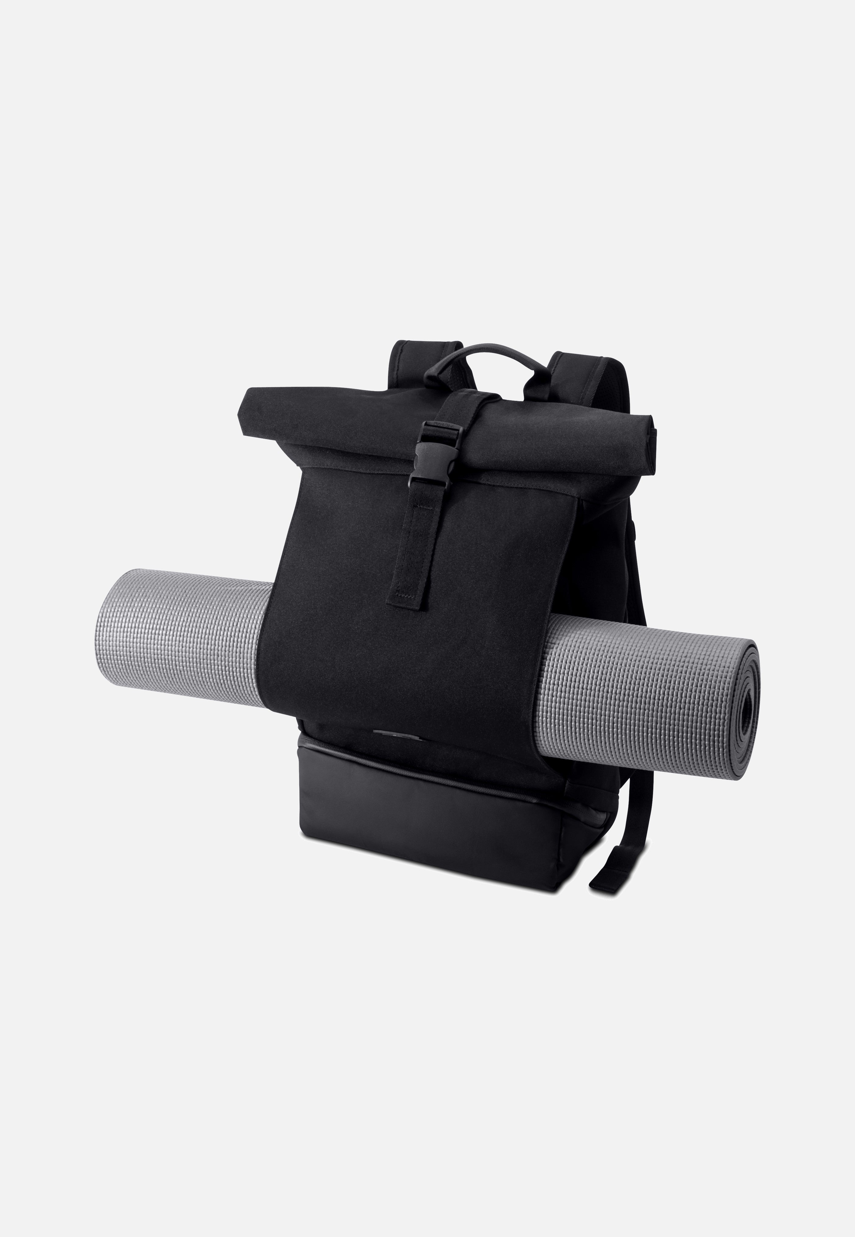 Johnny Urban - Allen Medium Schwarz - Rolltop Backpack | Neutral-Image