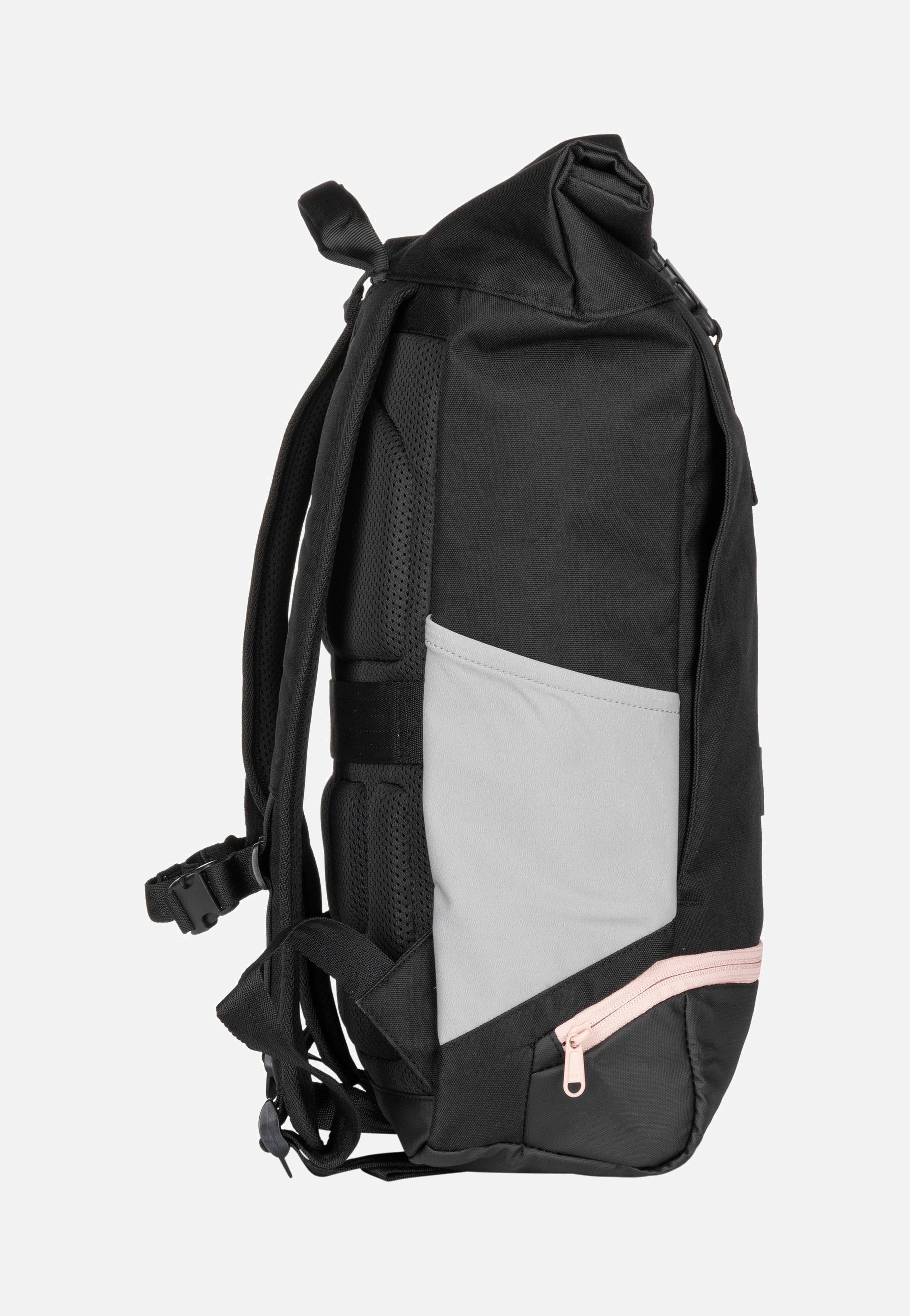 Johnny Urban - Allen Medium Schwarz-Rosa - Rolltop Backpack | Neutral-Image