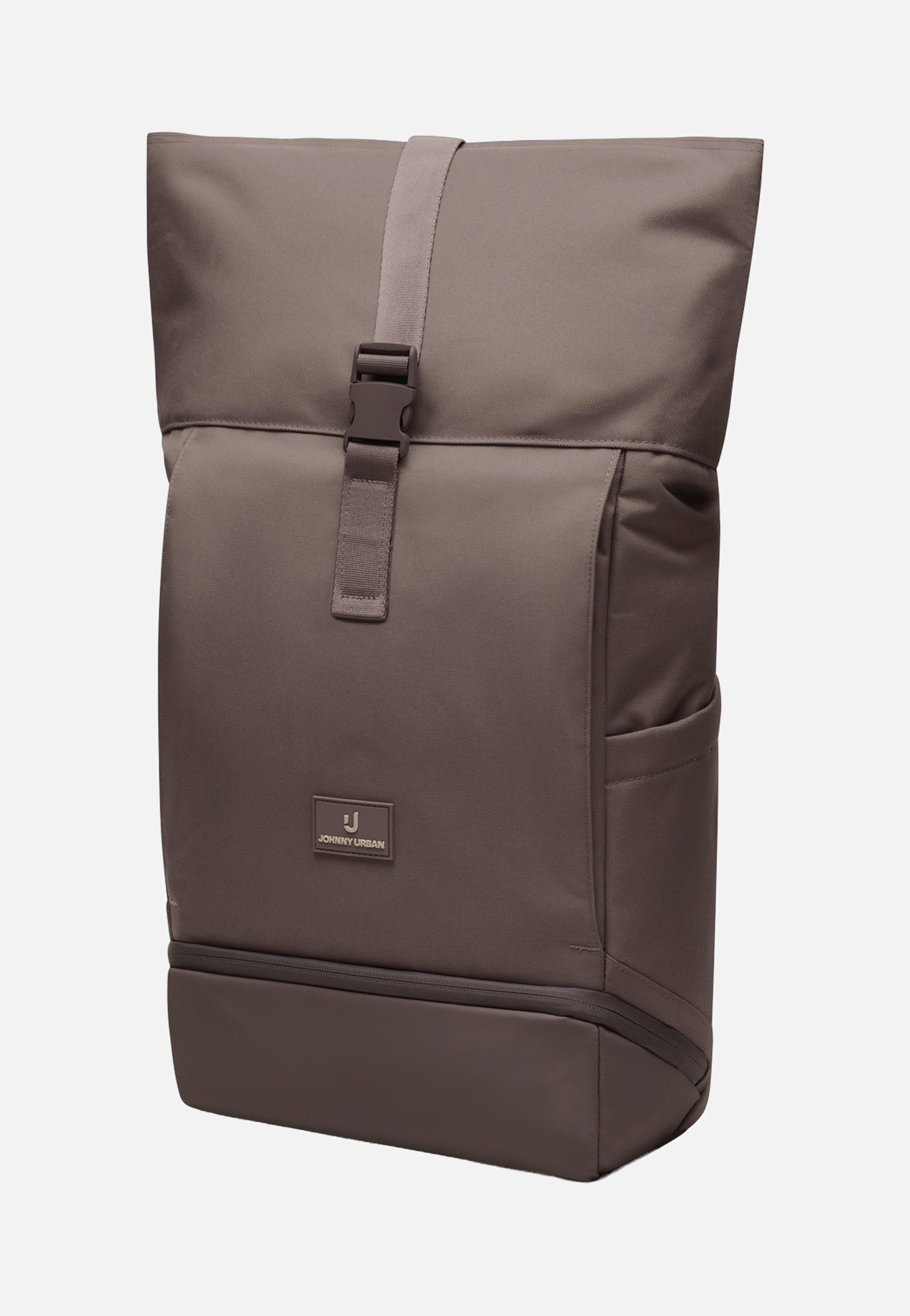 Johnny Urban Allen Medium Brown Rolltop Backpack