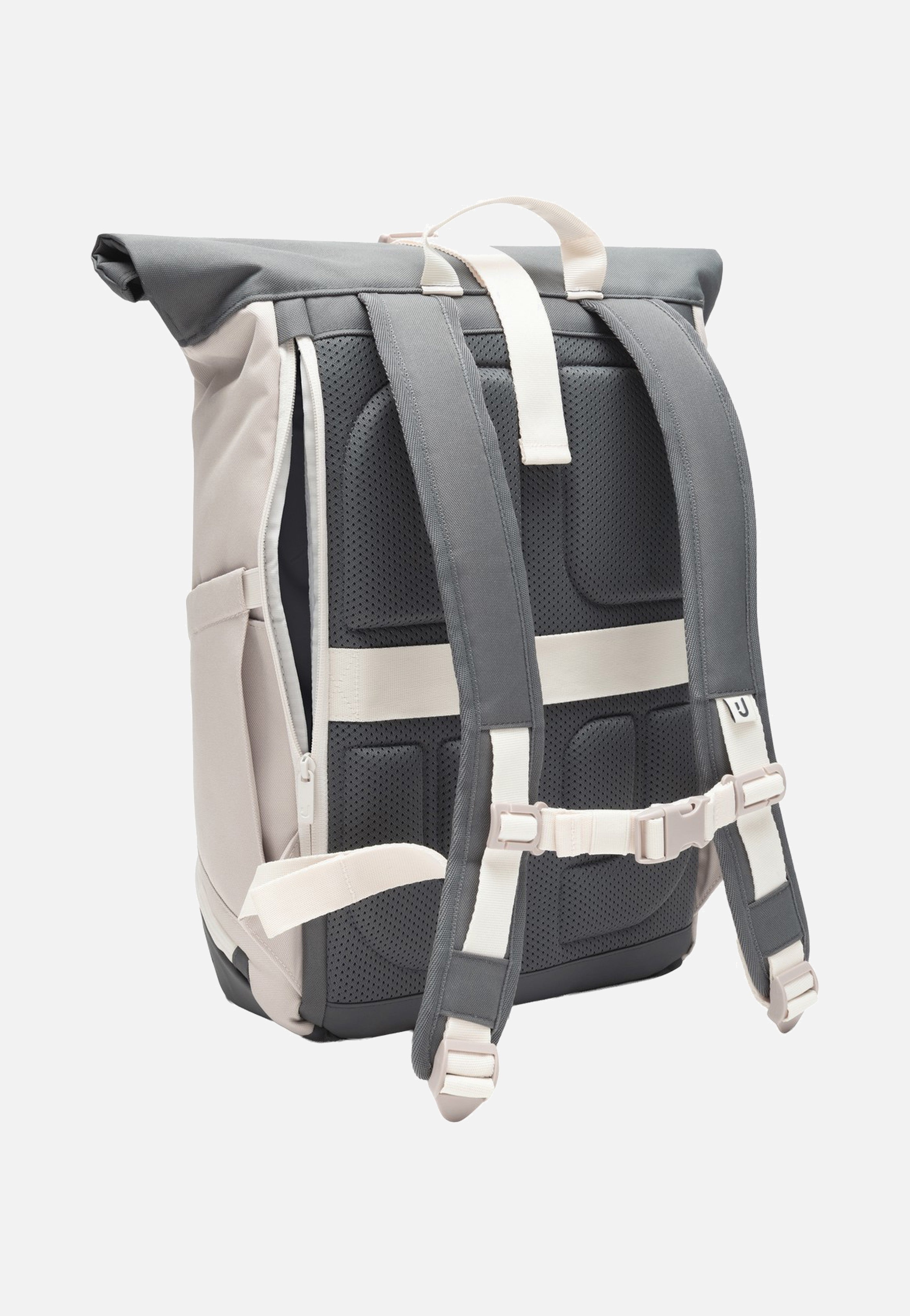 Johnny Urban Allen Medium Sand-Grau Rolltop Backpack
