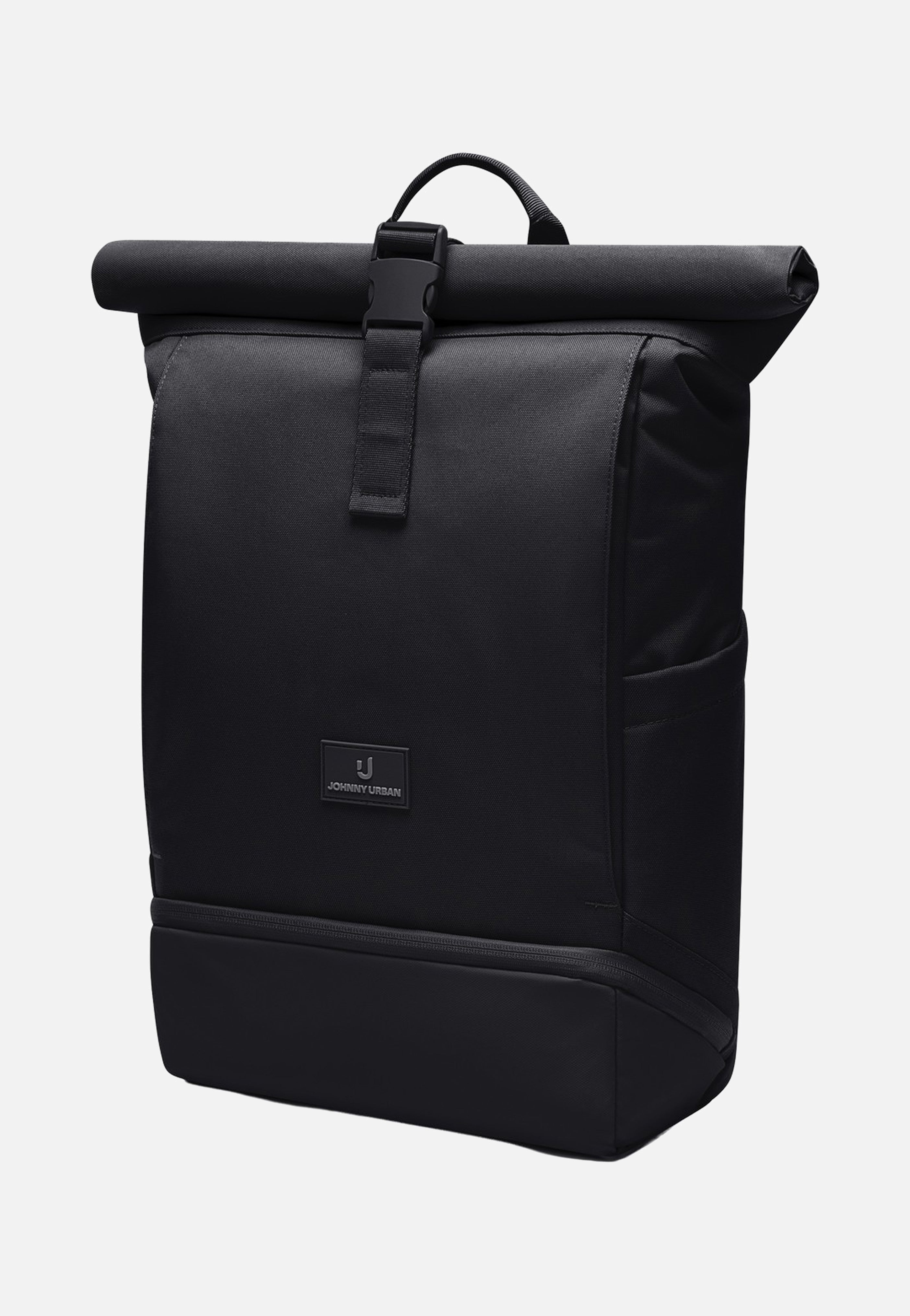 Johnny Urban Allen Medium Schwarz Rolltop Backpack