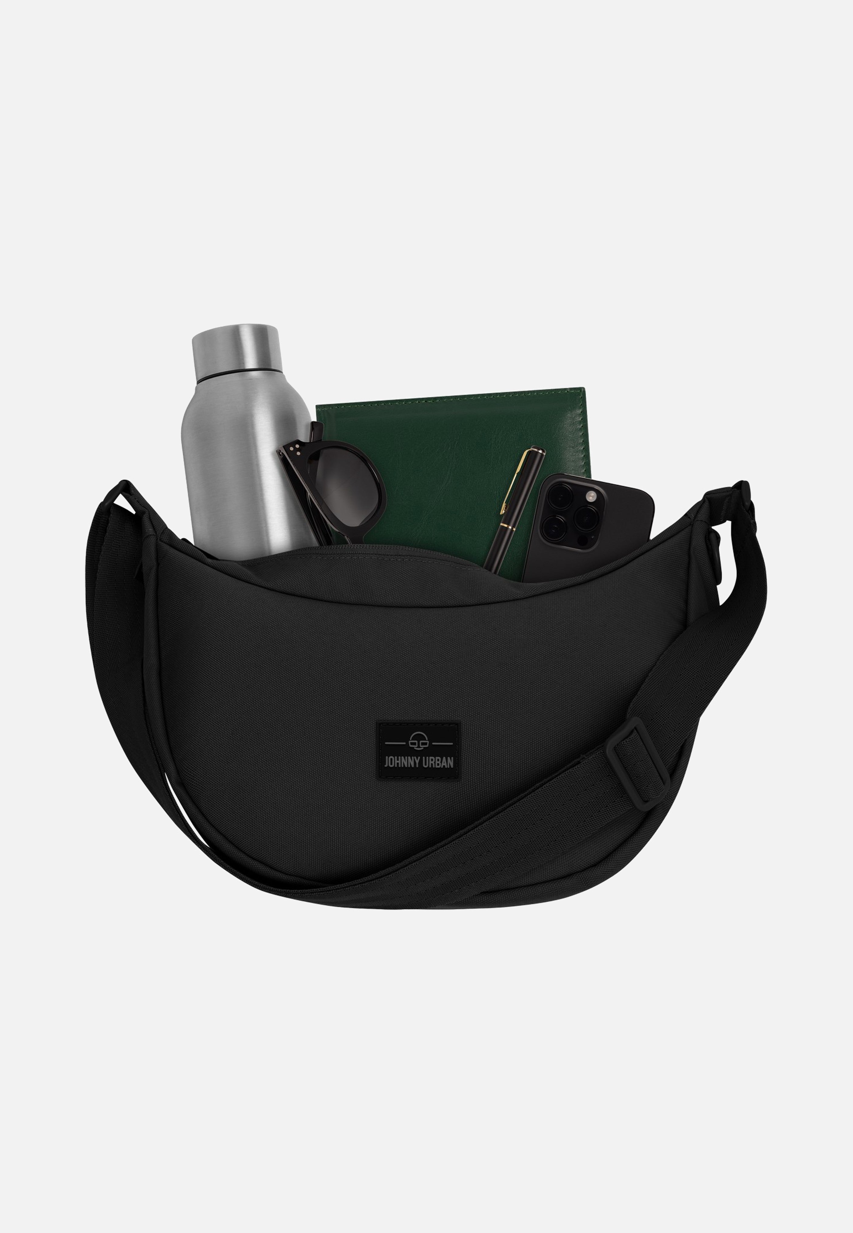 Johnny Urban - Ally Medium Black - Crossbody Bag | Neutral-Image