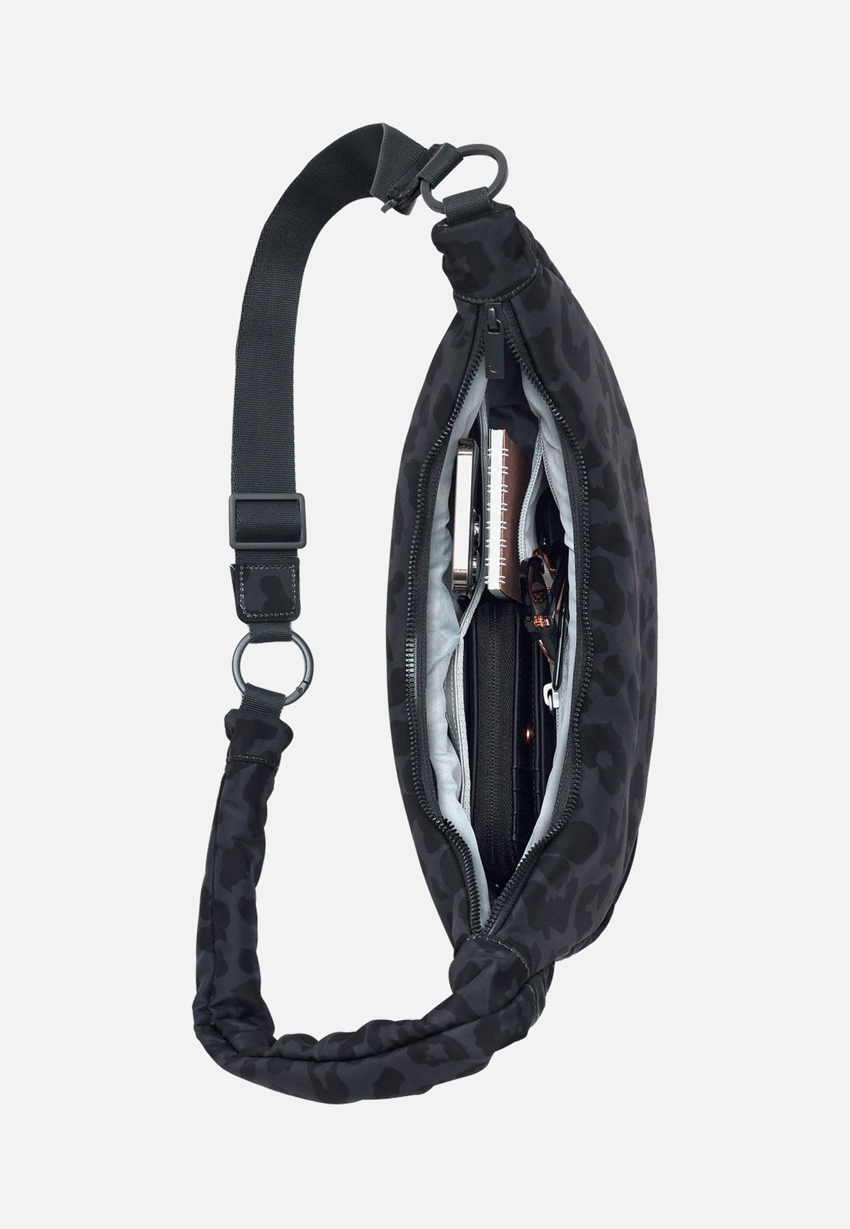 Johnny Urban Lou Medium Grey Leo Crossbody Bag