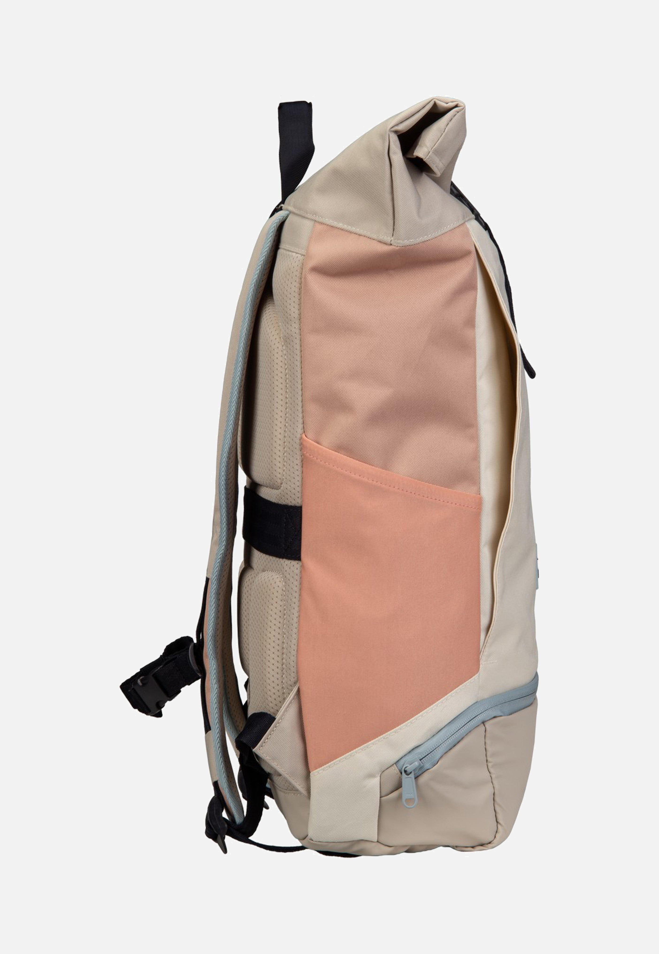 Johnny Urban - Allen Large Sand-Rose - Rolltop Backpack | Neutral-Image