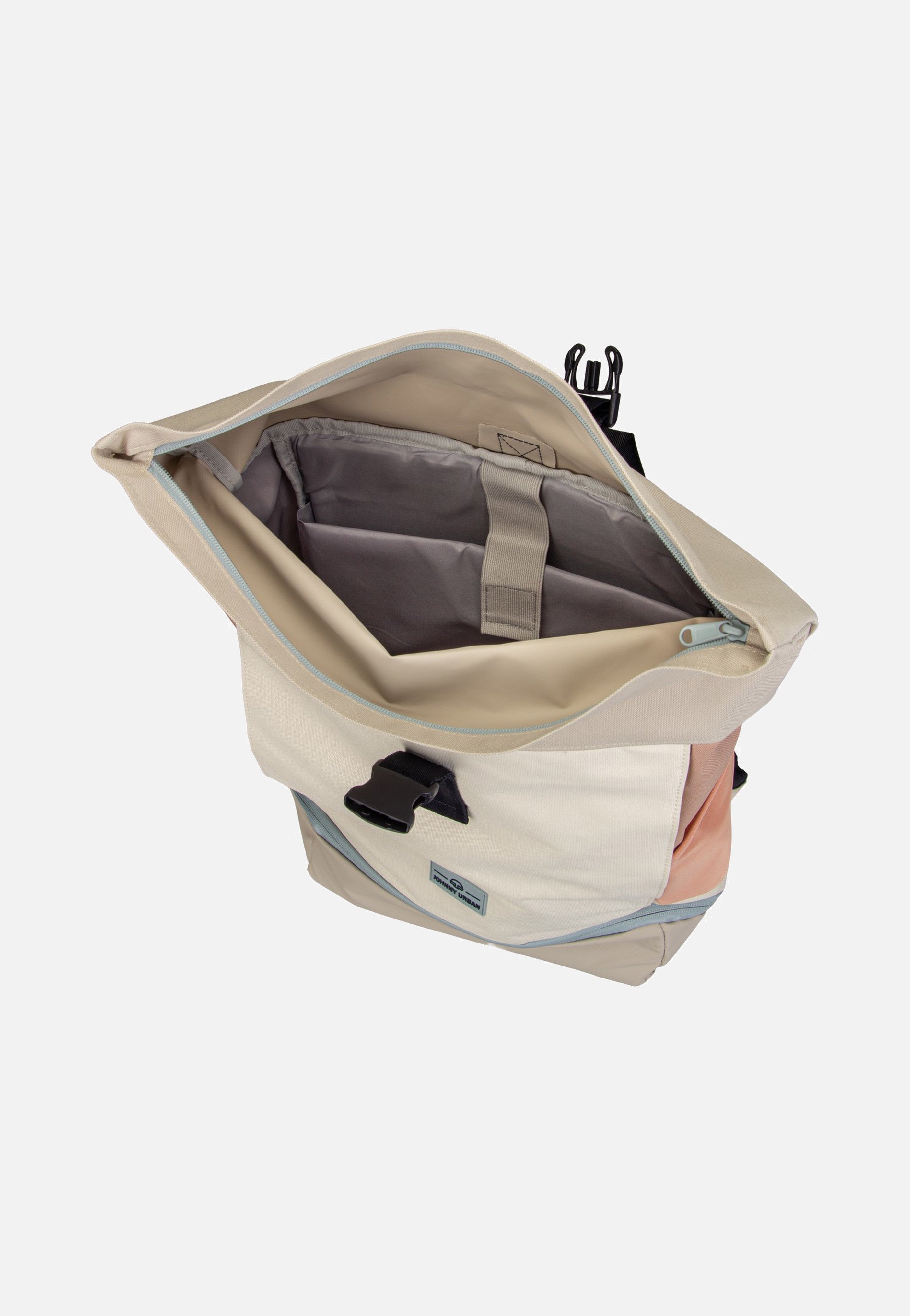 Johnny Urban - Allen Large Sand-Rose - Rolltop Backpack | Neutral-Image