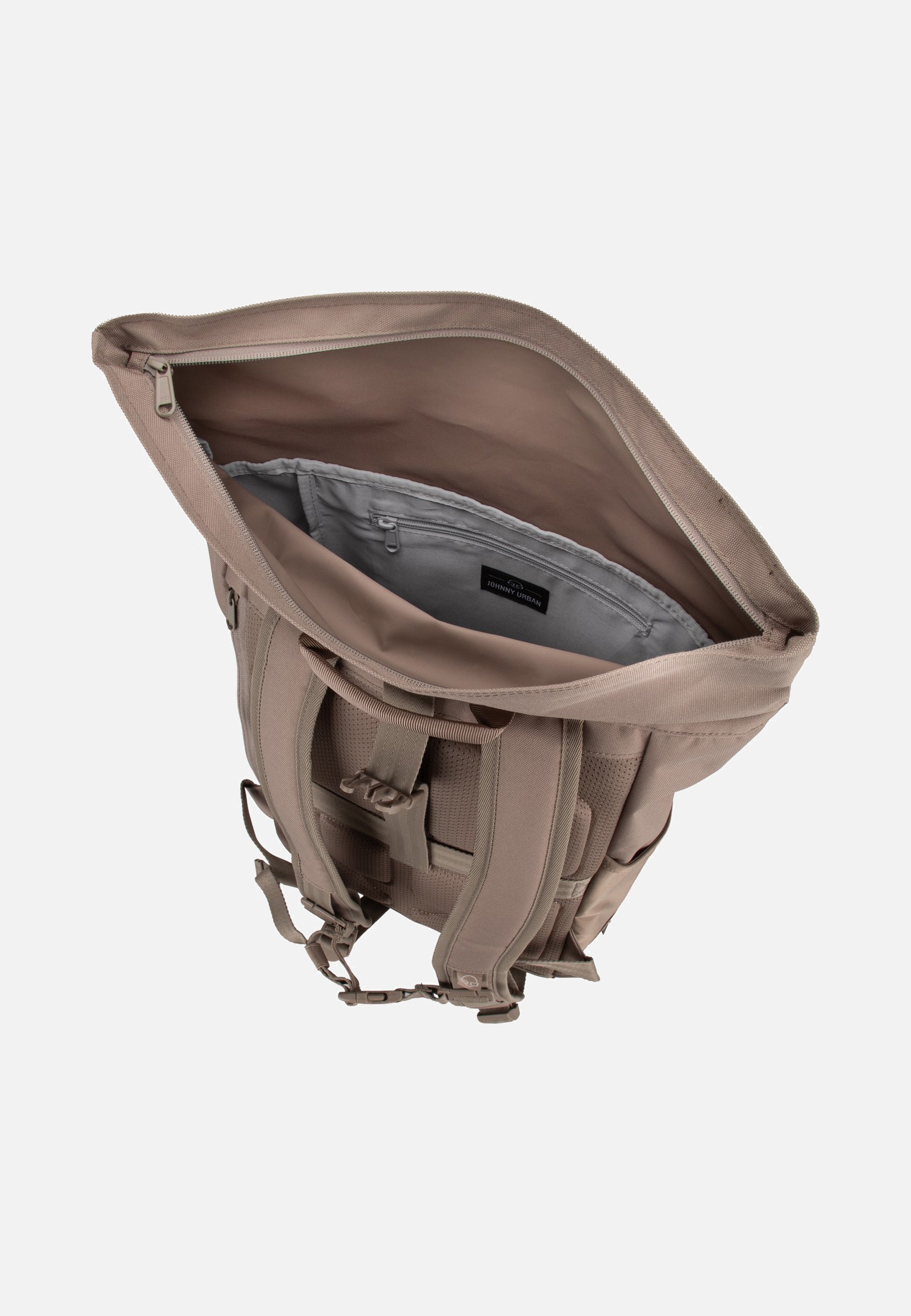 Johnny Urban - Allen Medium Desert Grey - Rolltop Backpack | Neutral-Image