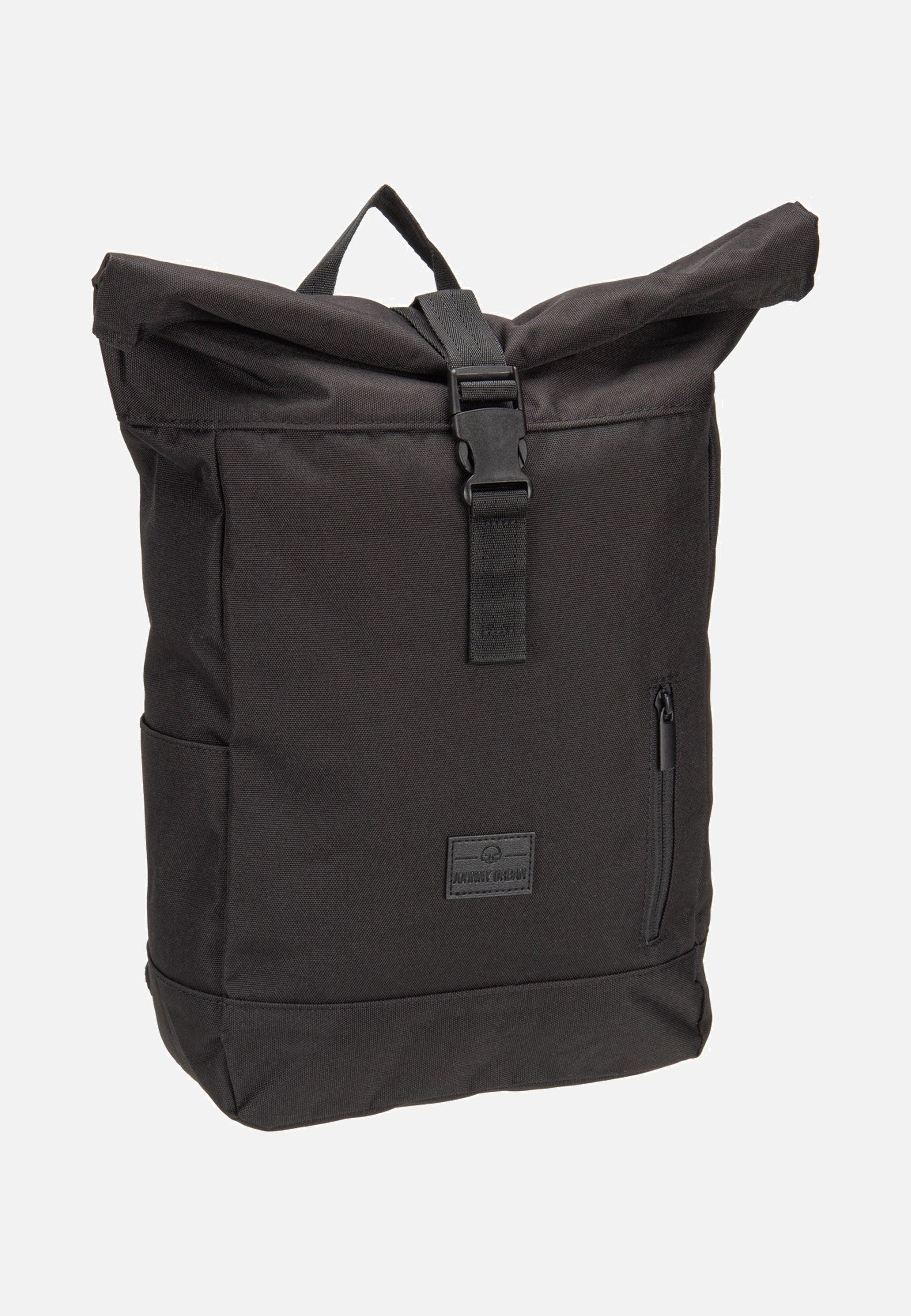 Johnny Urban Robin Small Black Rolltop Rucksack