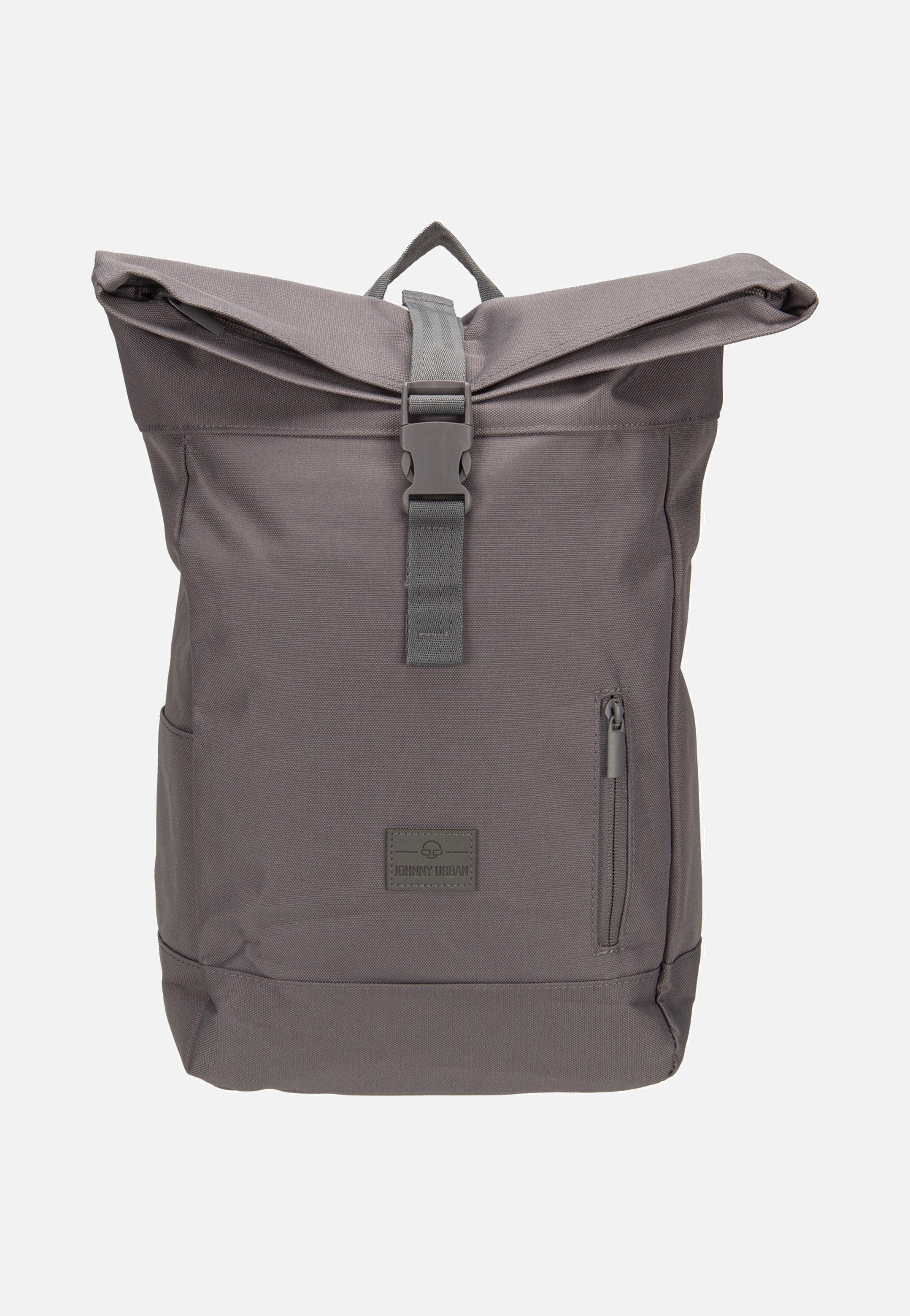Johnny Urban Robin Small Dark Grey Rolltop Rucksack