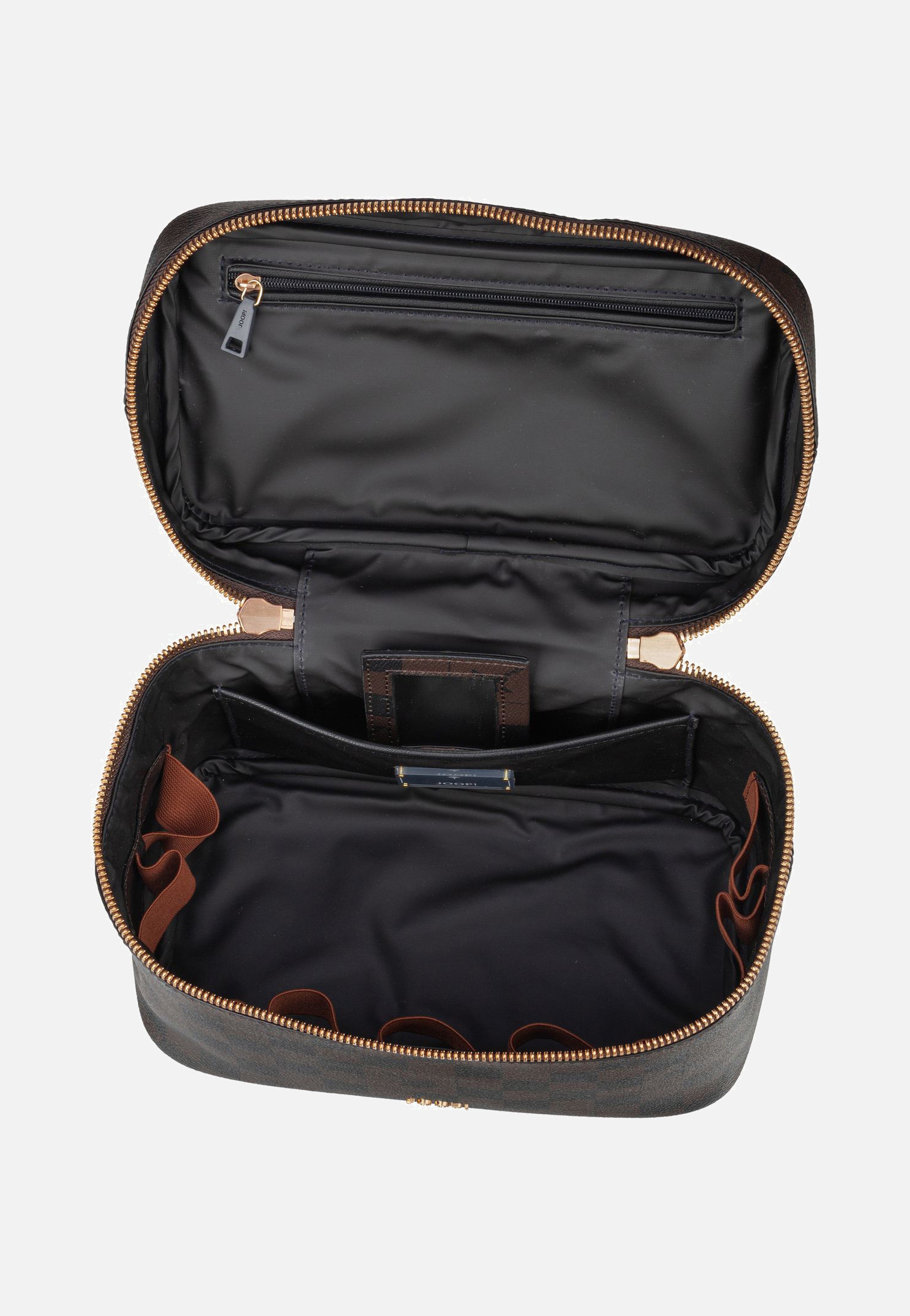 Joop Cortina Piazza Flora Washbag MHZ Seal Brown Cosmetic Case
