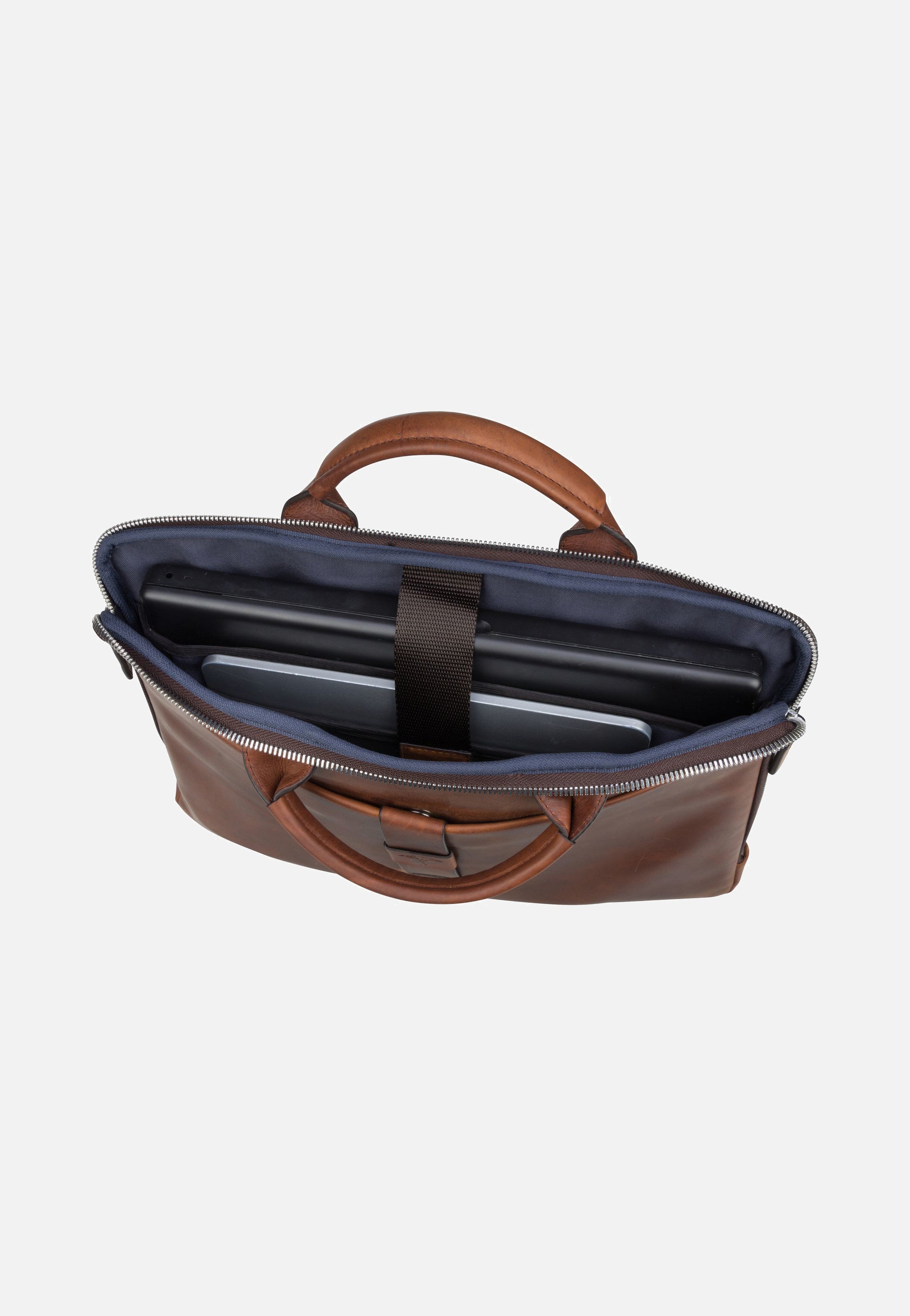Joop - Loreto Samu BriefBag SHZ Dark Brown - Briefcase | Men-Image