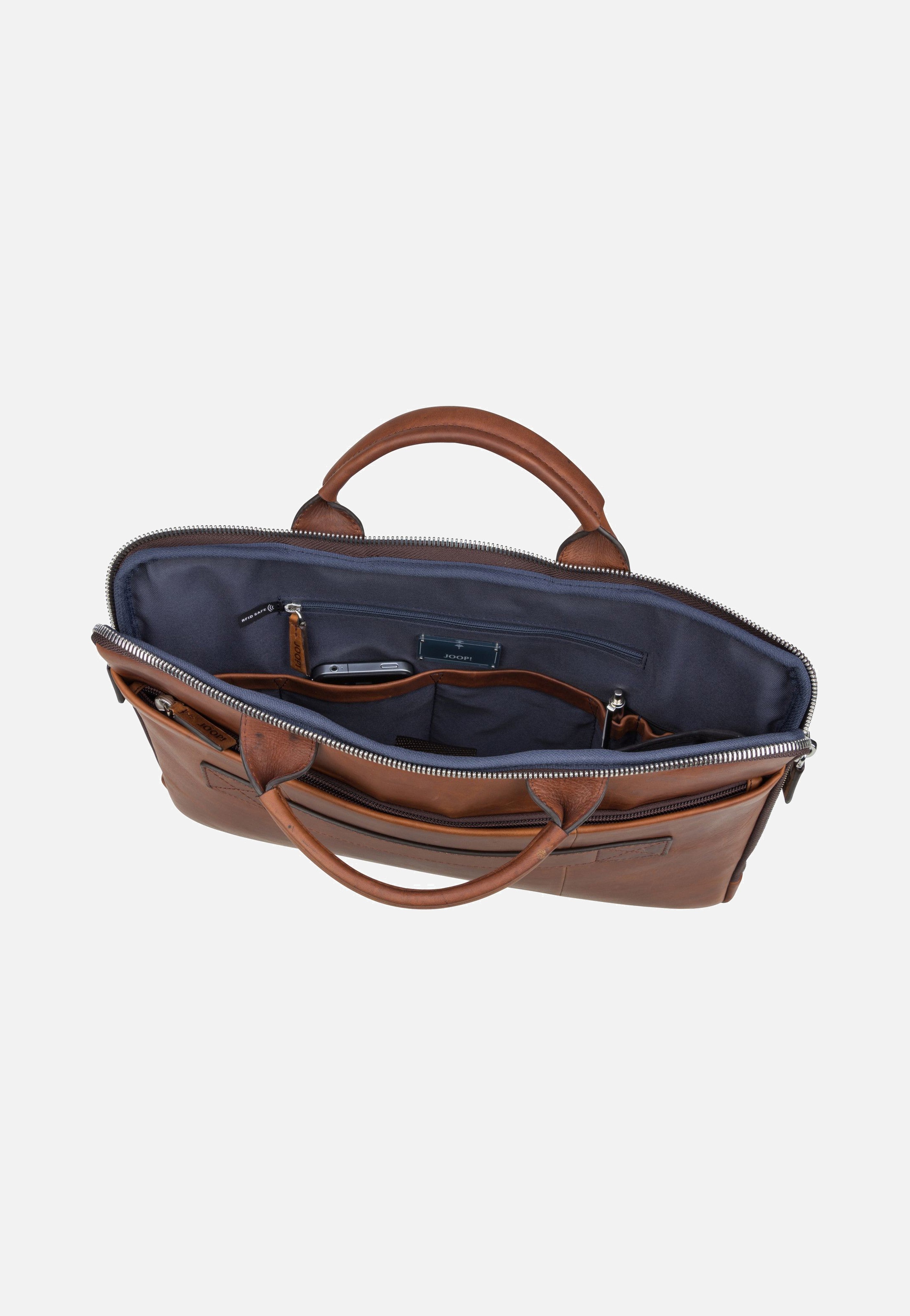 Joop - Loreto Samu BriefBag SHZ Dark Brown - Briefcase | Men-Image