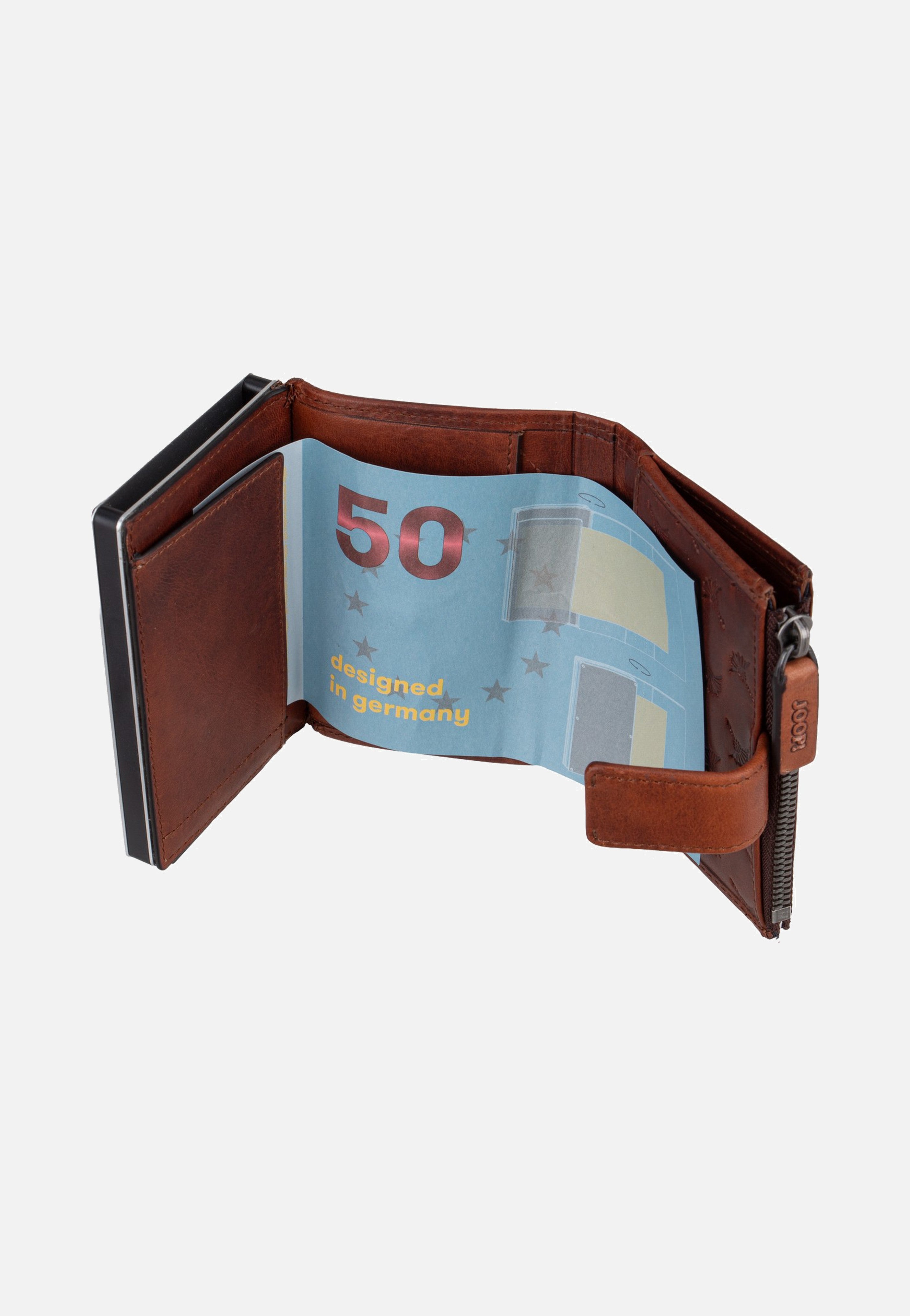 Joop Cerratano C-Four E-Cage SV8 Cognac Portemonnaie