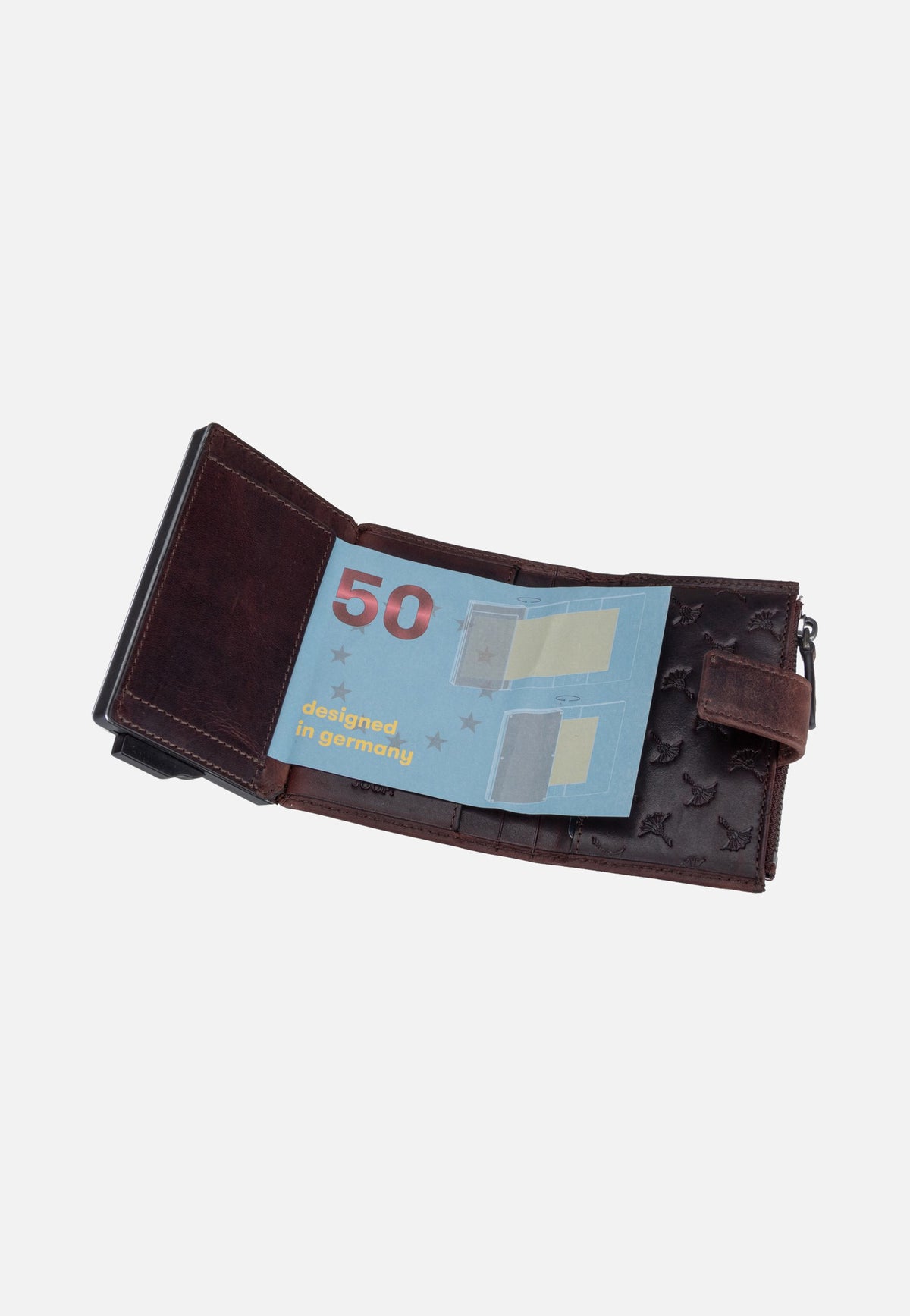 Joop Cerratano C-Four E-Cage SV8 Darkbrown Portemonnaie