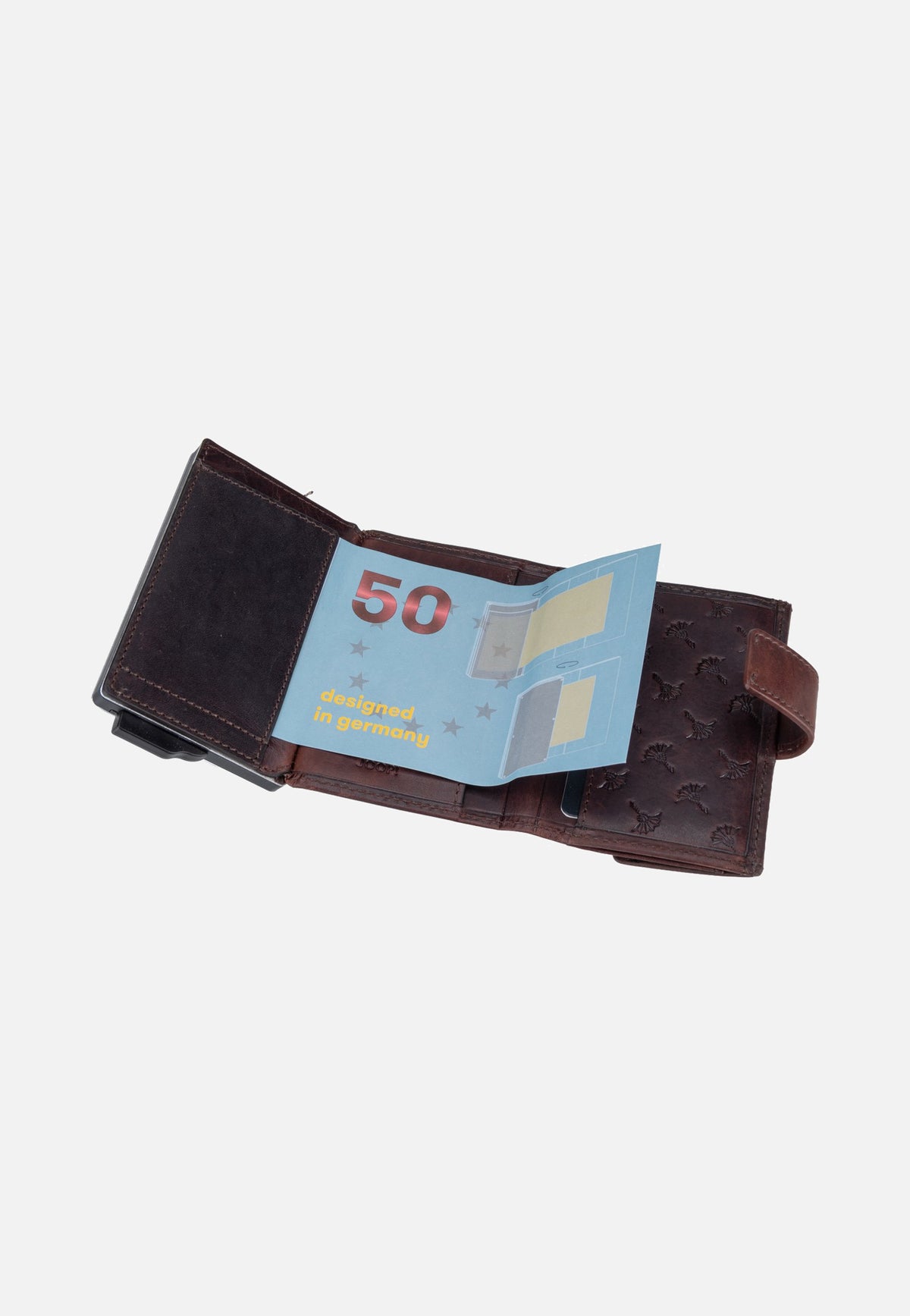 Joop Cerratano C-Three E-Cage SV8 Darkbrown Portemonnaie
