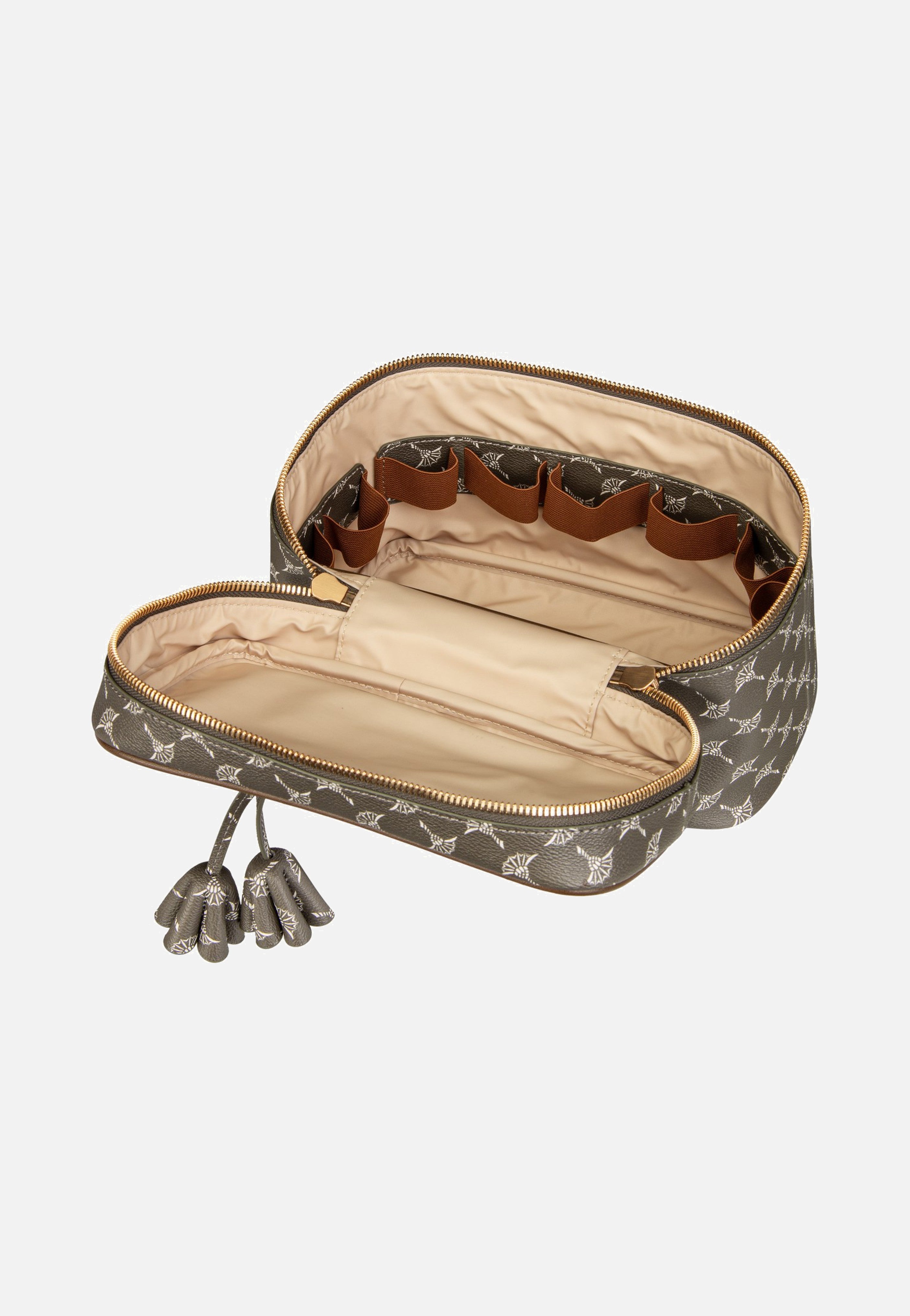 Joop - Cortina 1.0 Flora Washbag MHZ Burnt Olive - Toiletry Bag | Women-Image