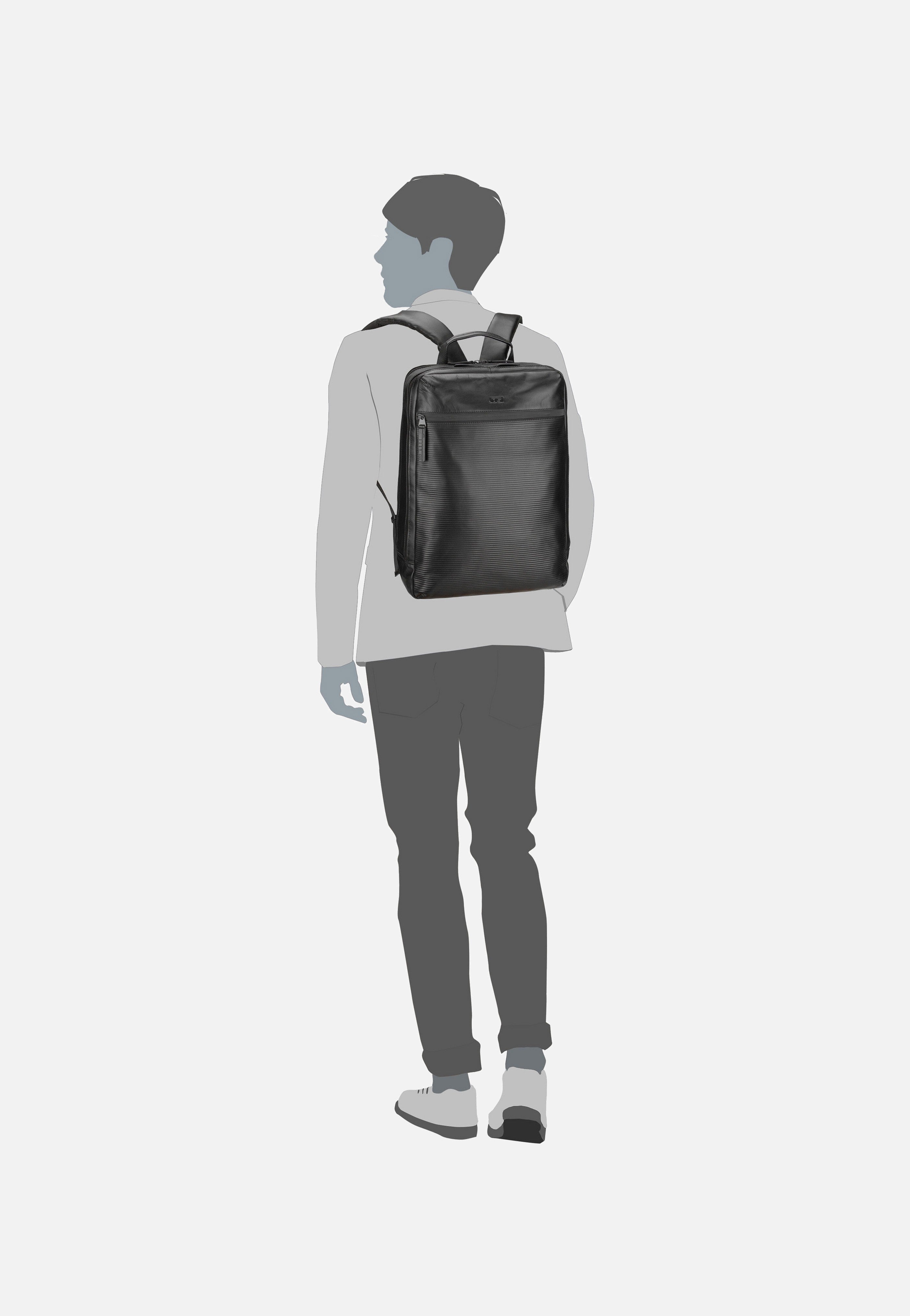 Jost - Aarhus Linea 9152 Schwarz - Backpack | Neutral-Image