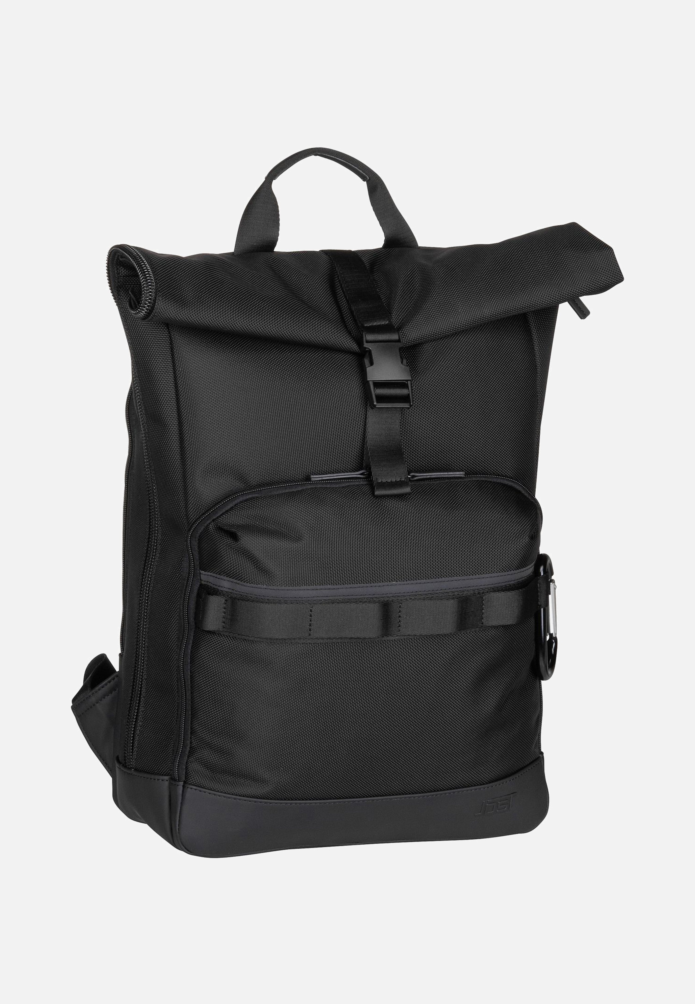 Jost Balling Kurier 4015 Schwarz Rolltop Rucksack