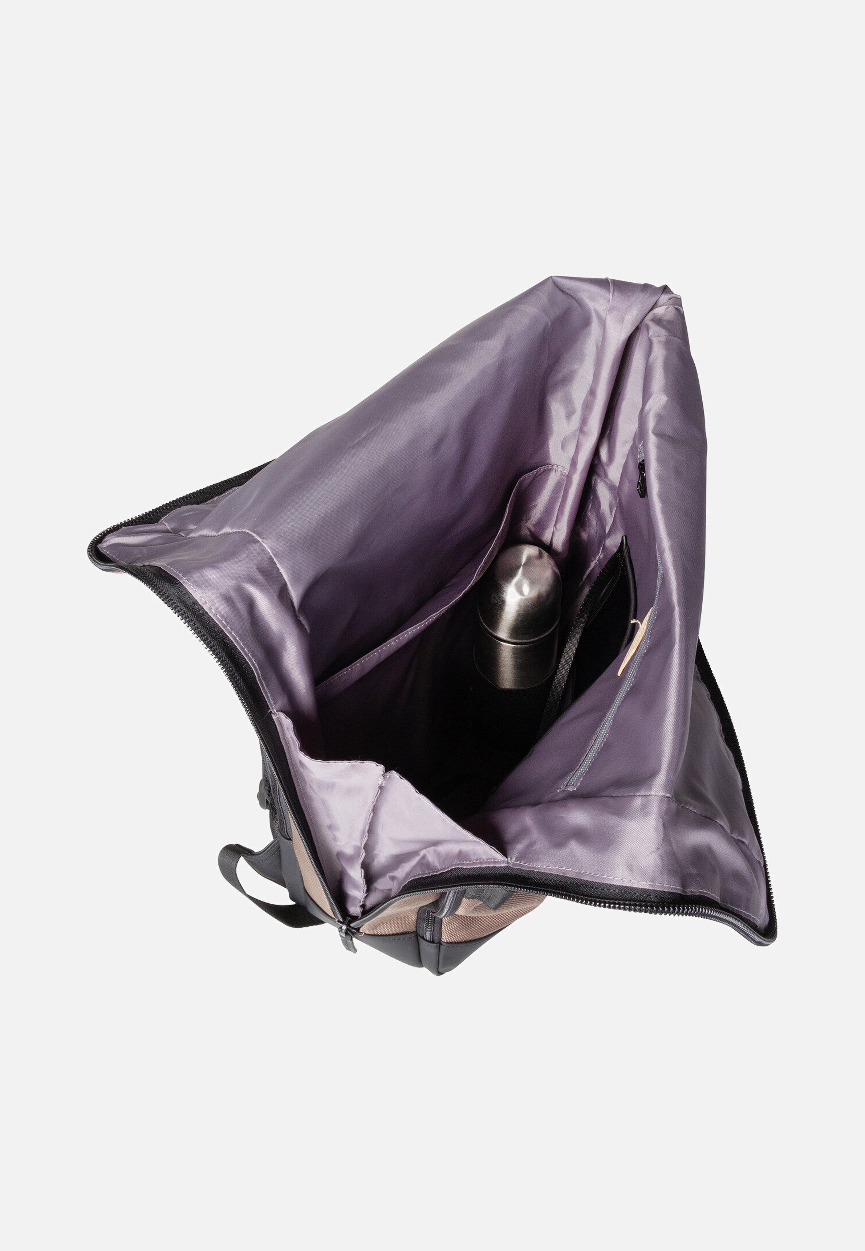 Jost - Balling Kurier 4015 Taupe - Rolltop Backpack | Neutral-Image