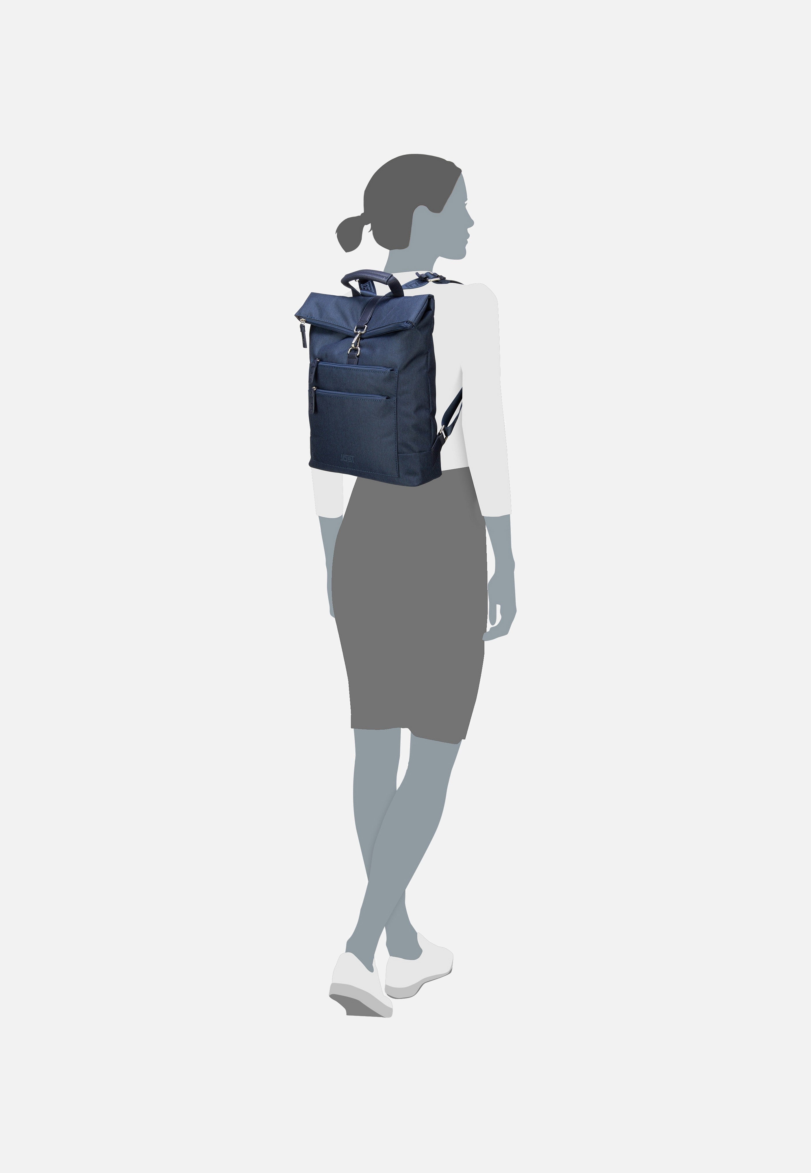 Jost - Bergen 1144 S Navy - Rolltop Backpack | Neutral-Image